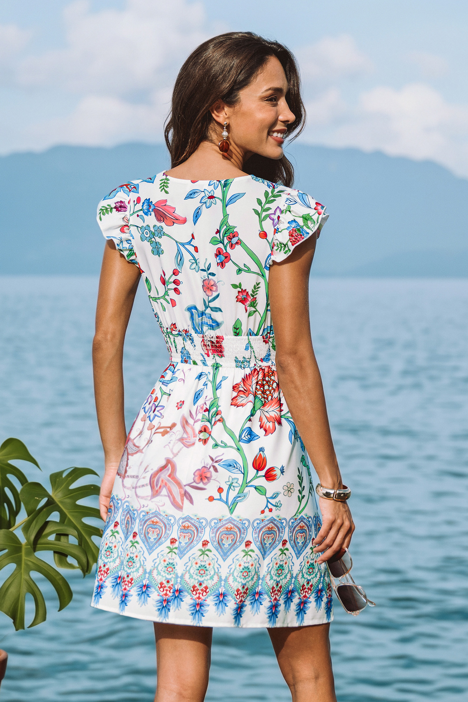 Heart's Content Floral Mini Dress