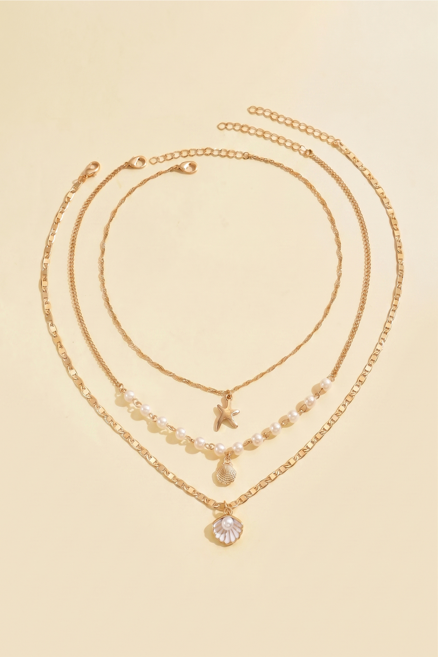 In No Rush Gold-Tone Necklace Set