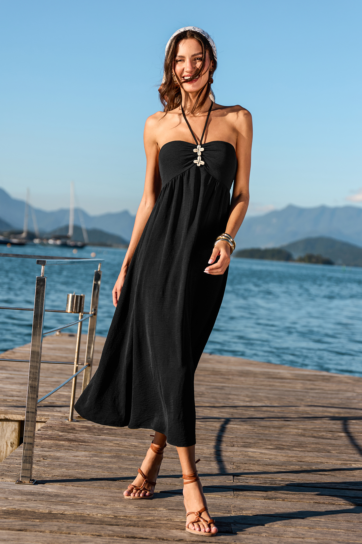 What a Treat Black Maxi Dress
