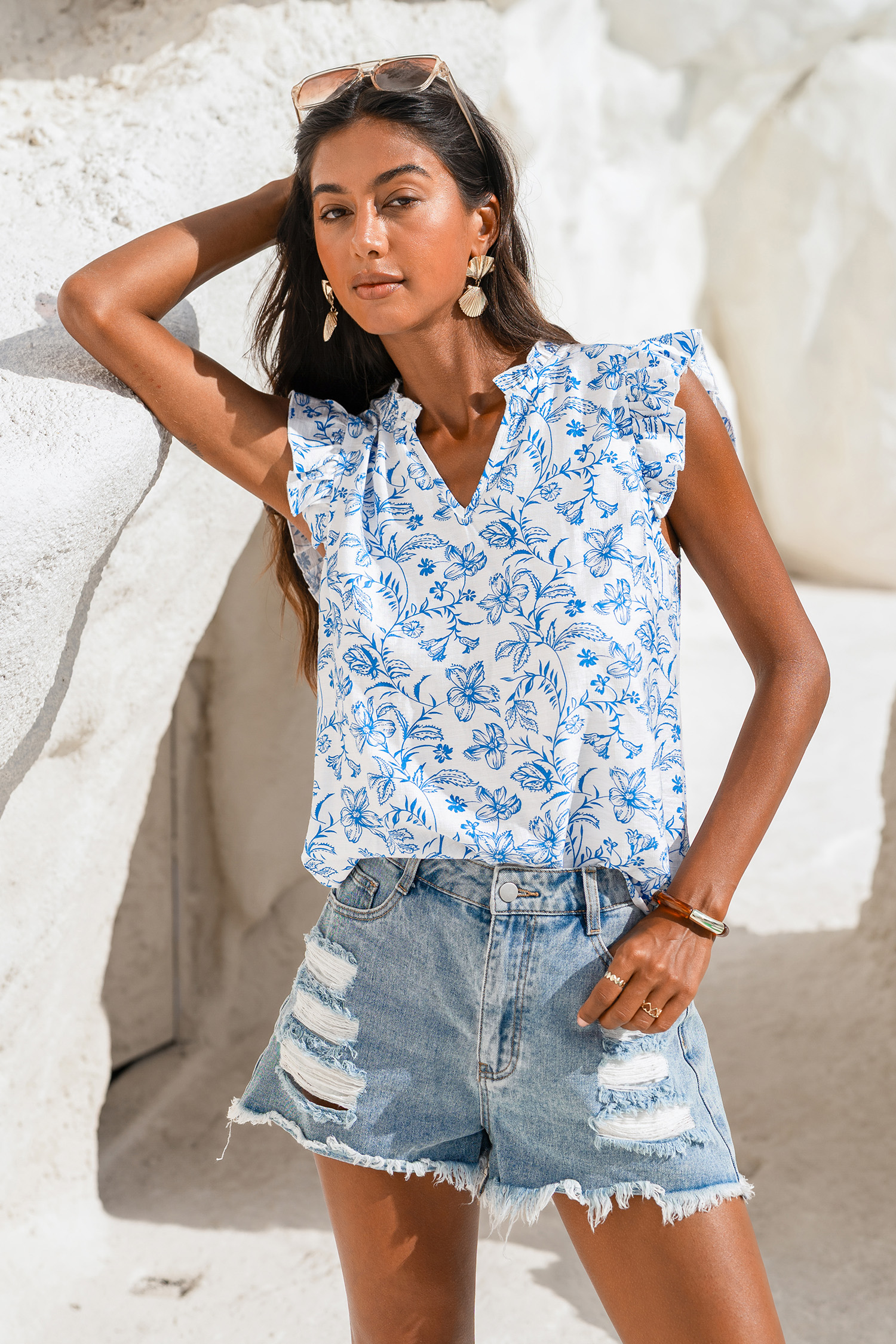 Top floreale Delight