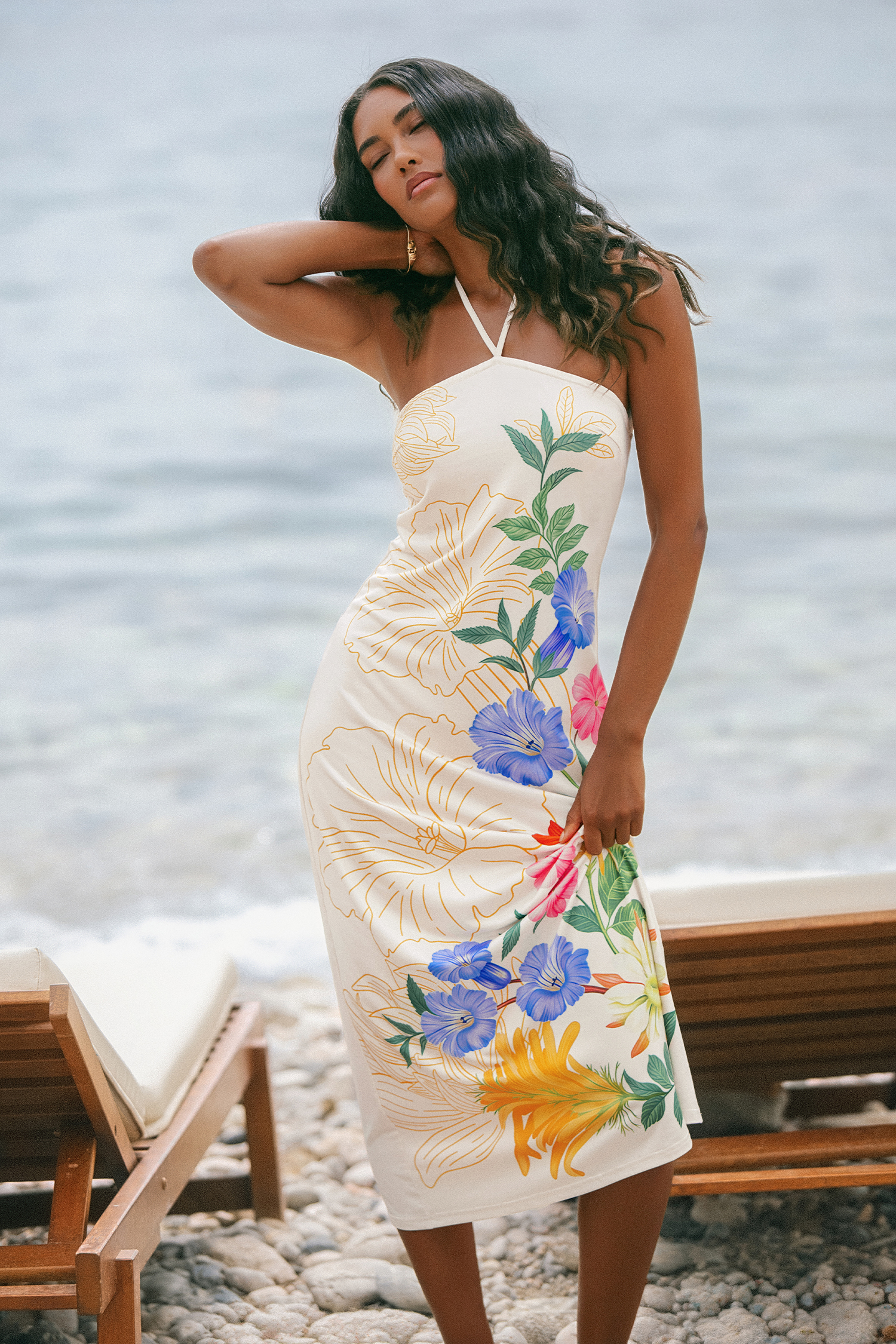 Beyond Compare Floral Maxi Dress