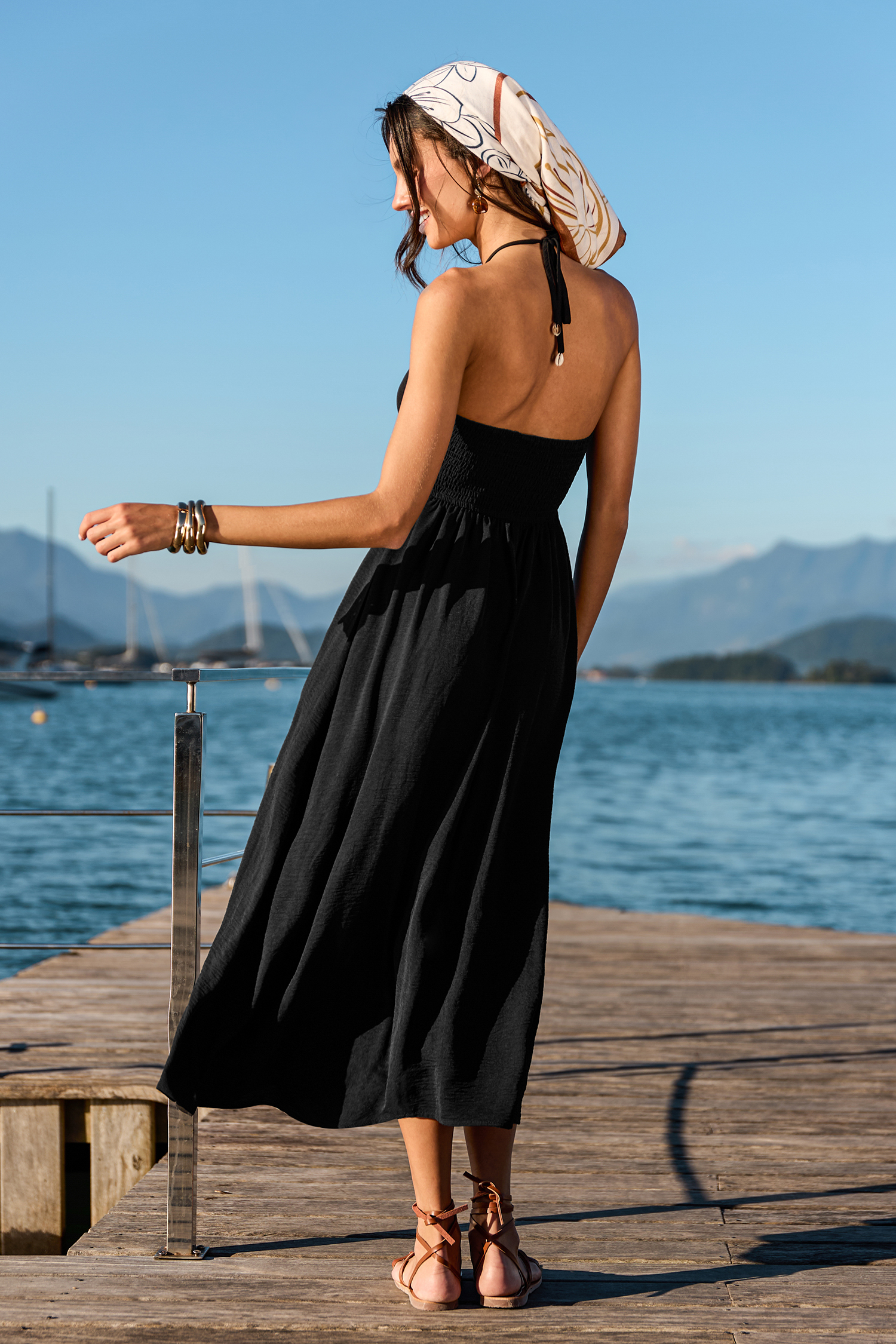 What a Treat Black Maxi Dress