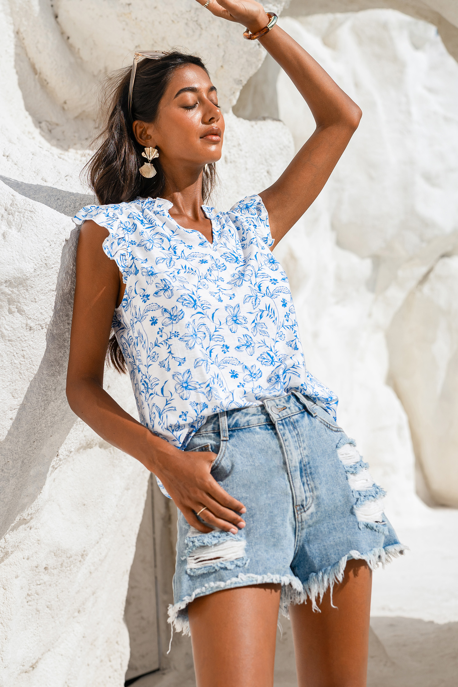 Top floreale Delight