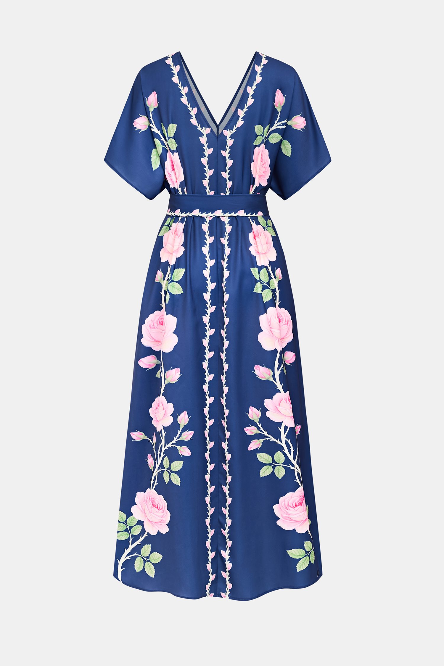 Midnight Rose Floral Maxi Dress