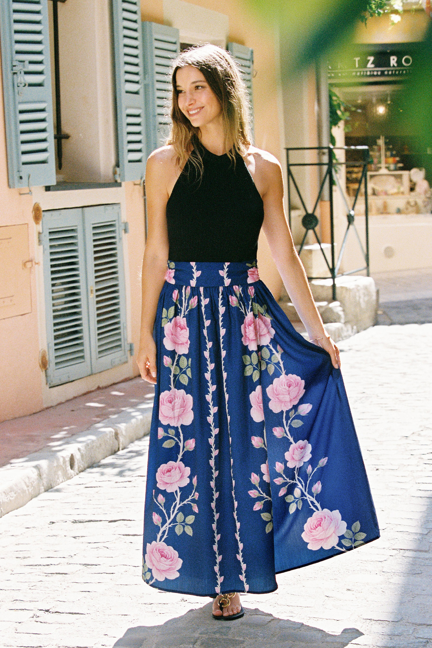 Saint-Tropez State of Mind Floral Maxi Dress