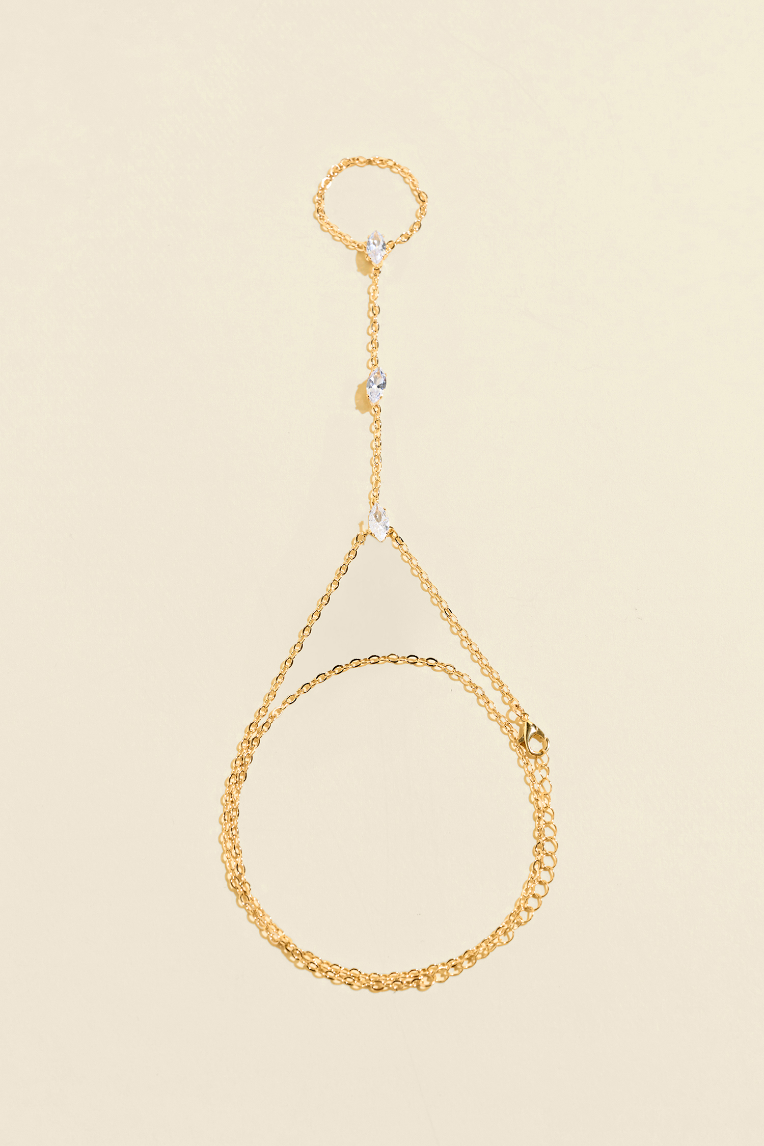 In the Crowd Gold-Tone Hand Chain