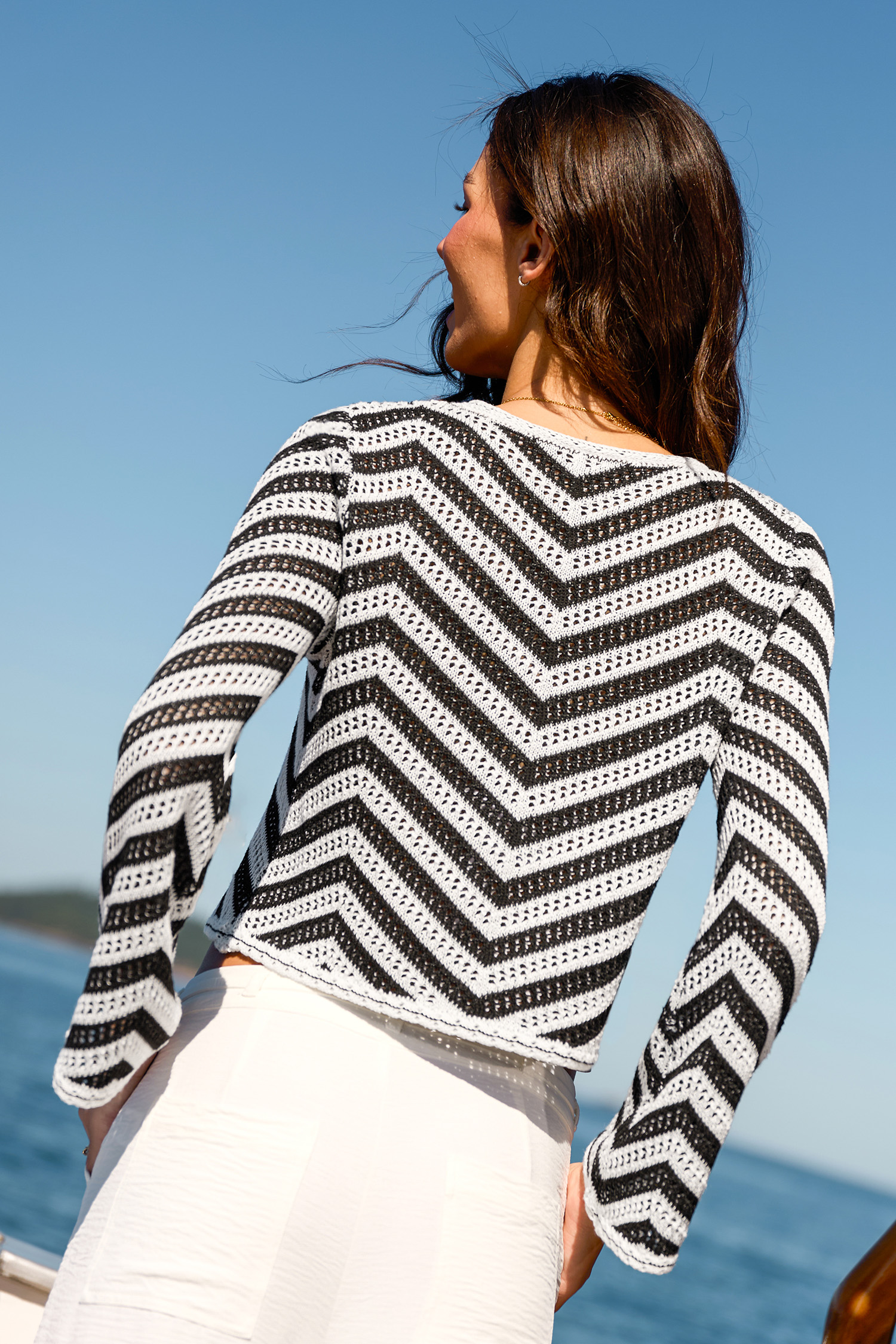 City Days Chevron Cardigan