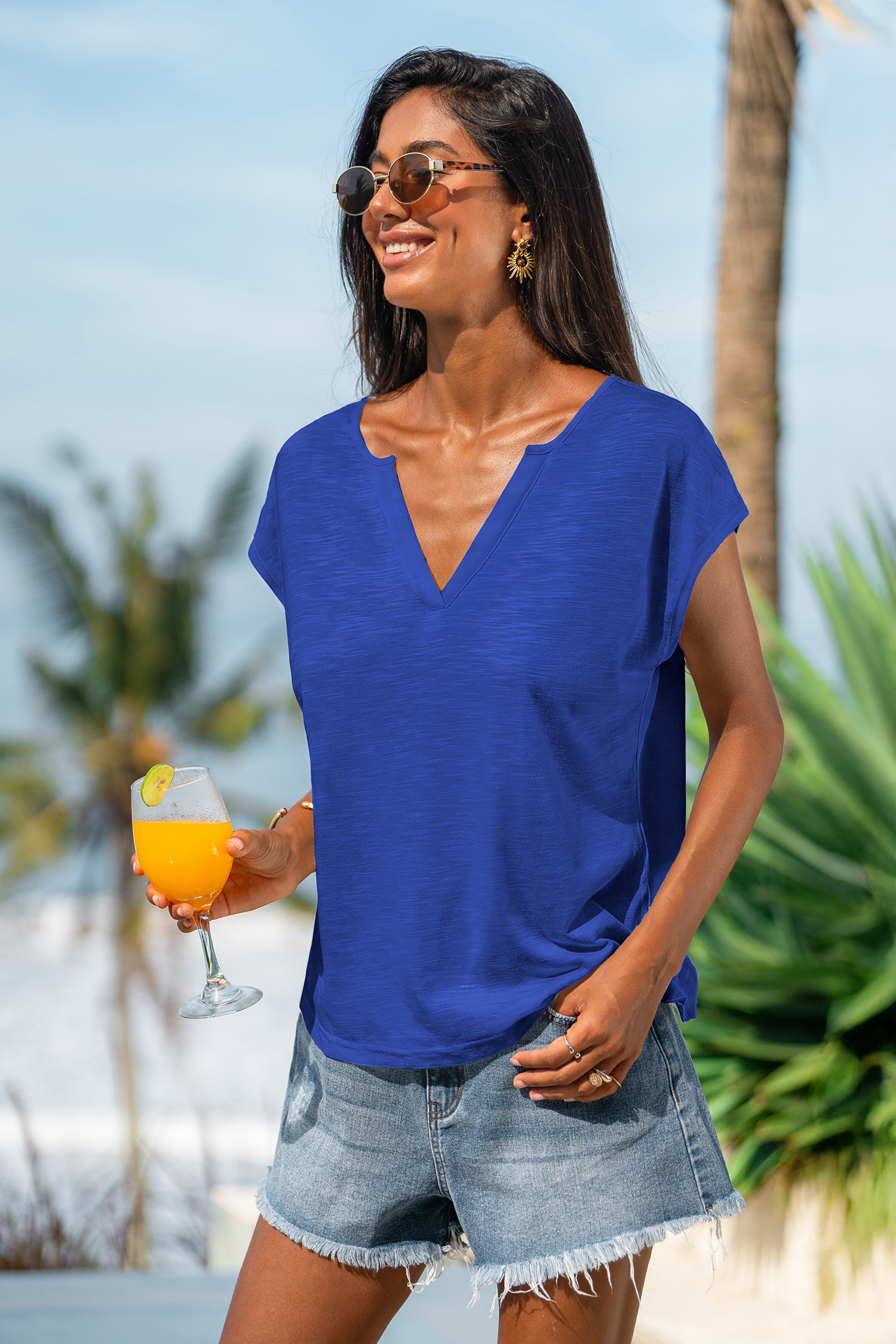 Nice Day Blue Tee