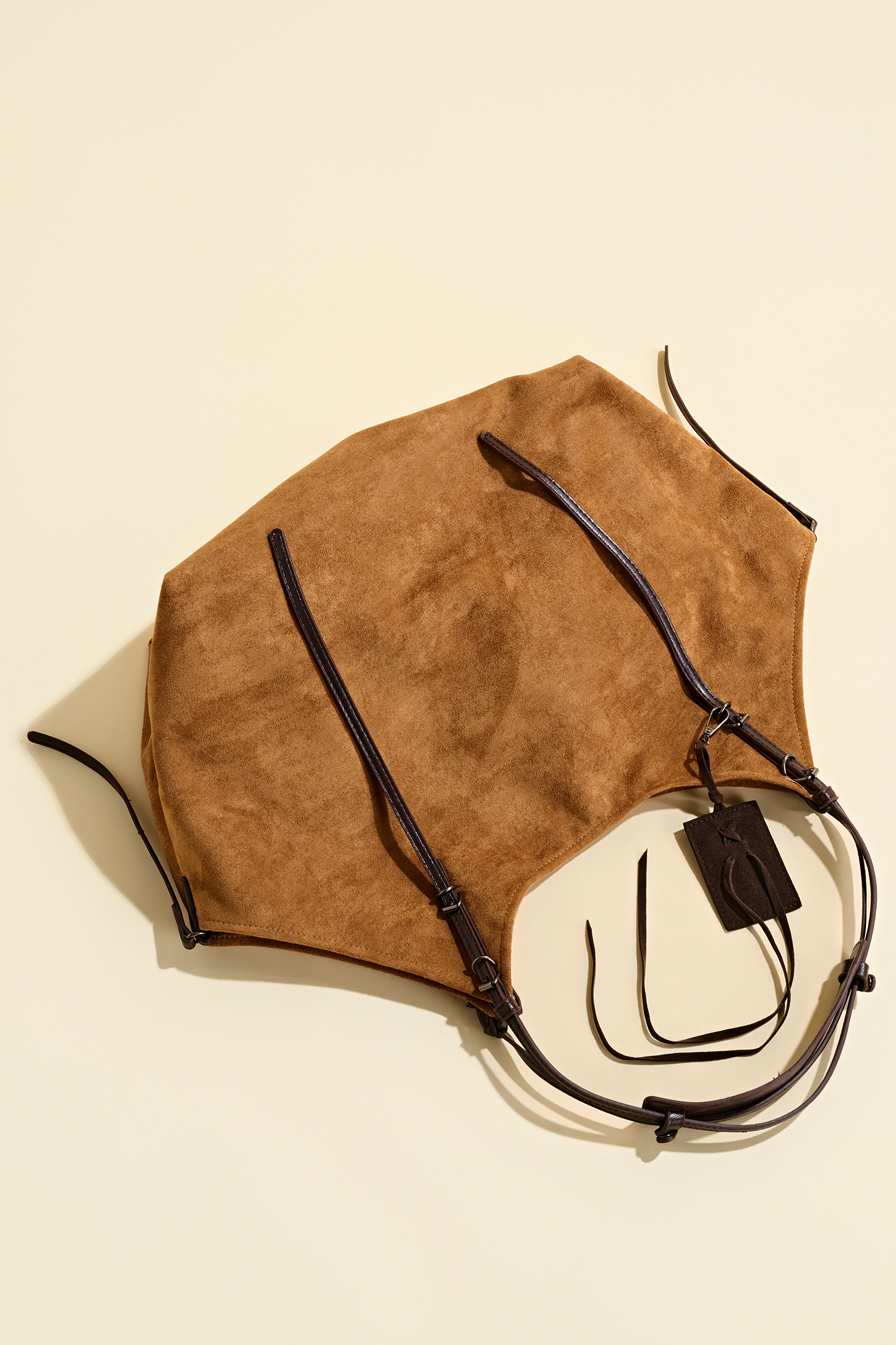 On the Go Faux Suede Bag