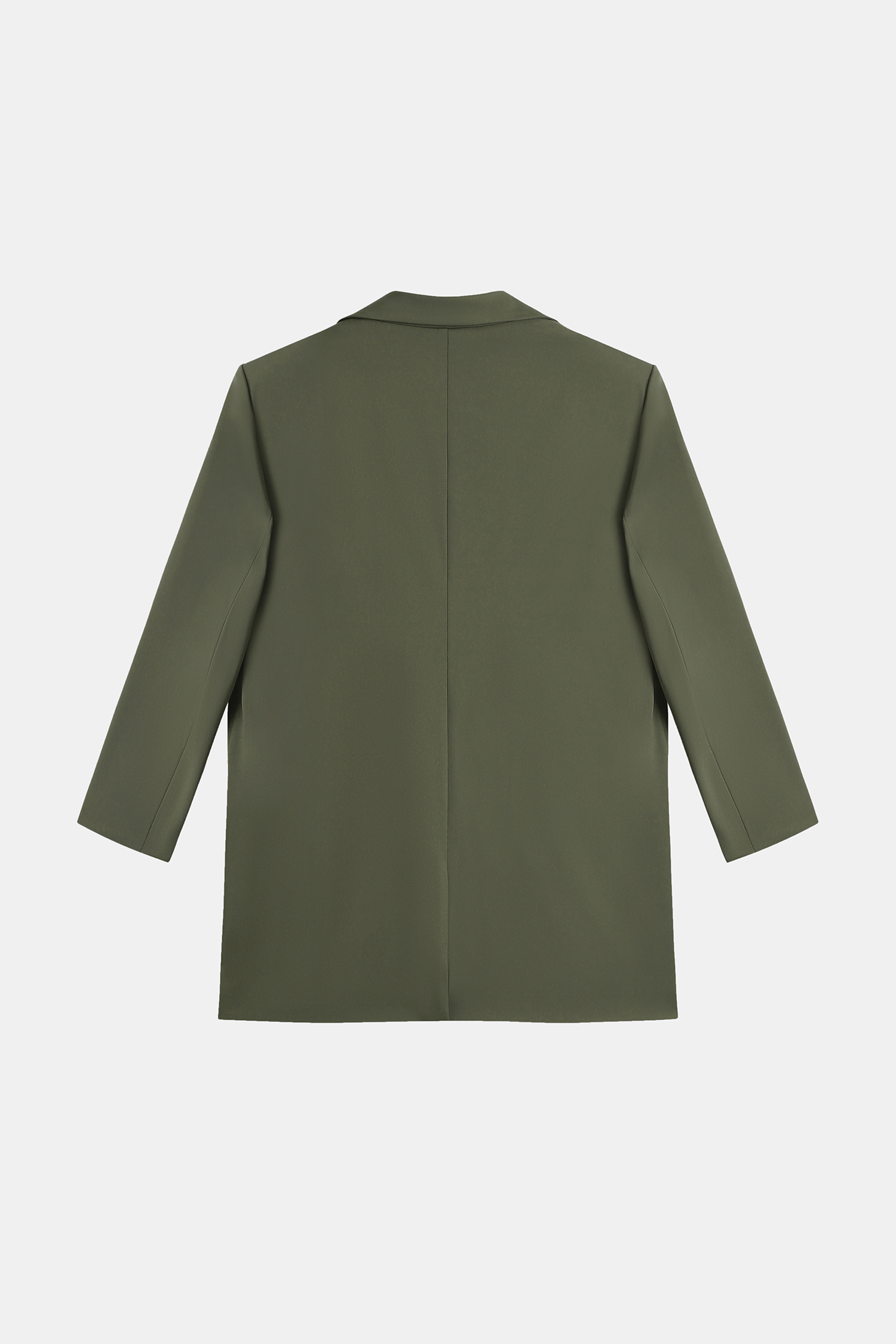 x JoJo olijfgroene lange blazer