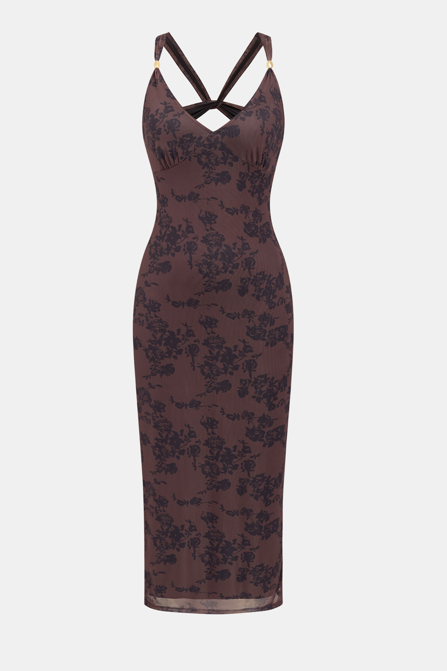 Chalet Soirée Floral Midi Dress