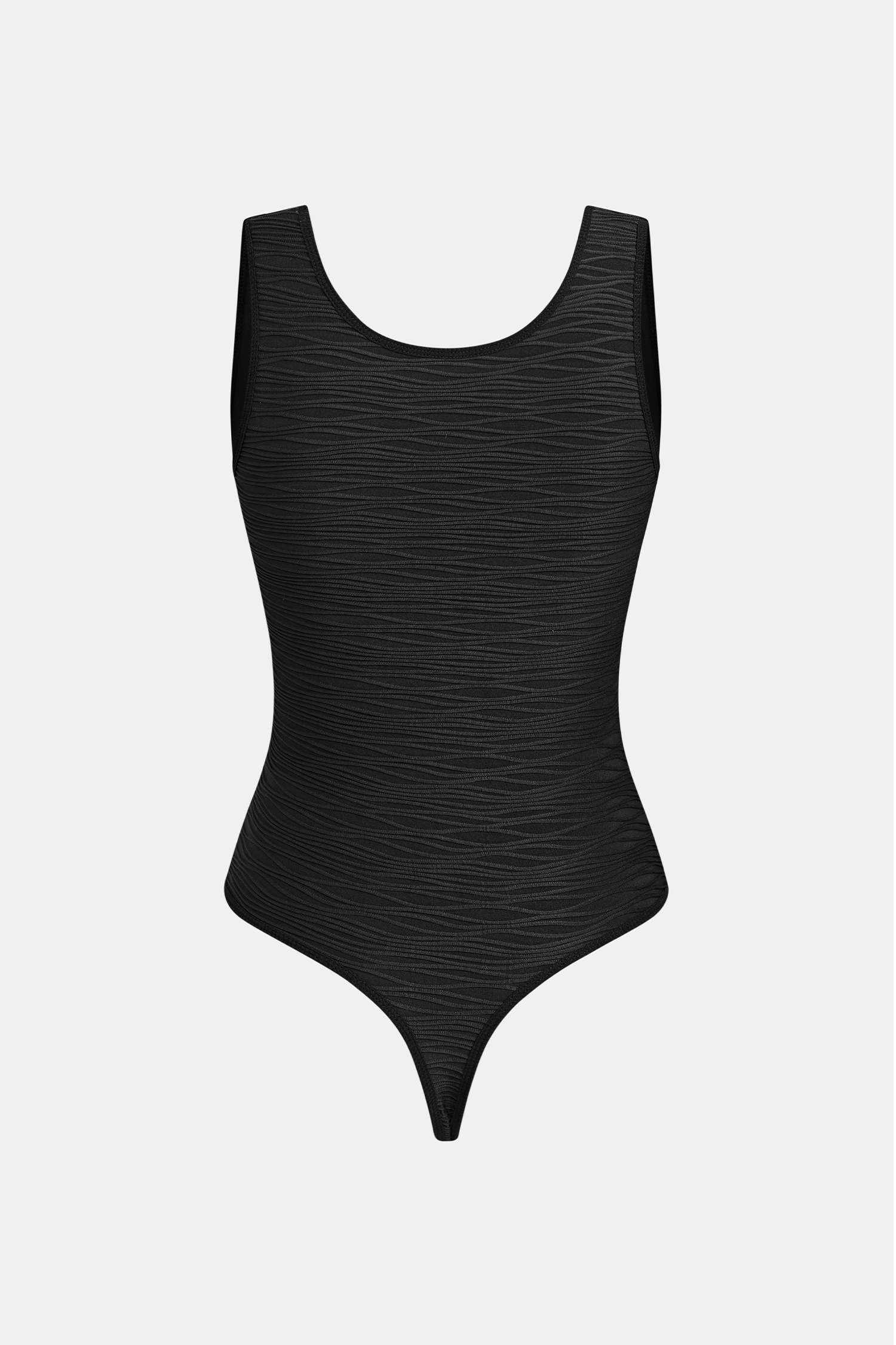 Go Figure Black Shapewear Bodysuit
