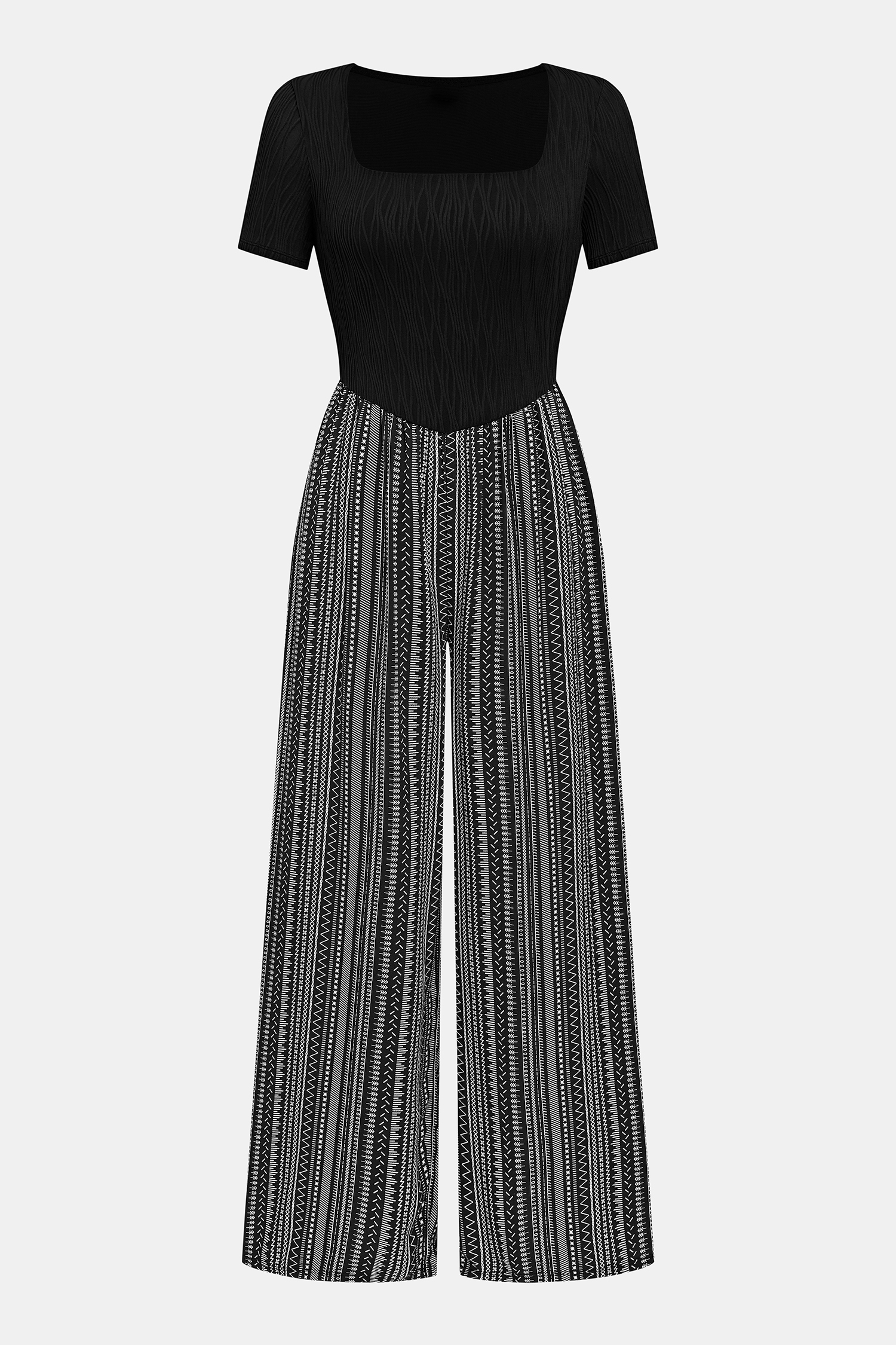 In the Cards Striped Shapewear Jumpsuit
