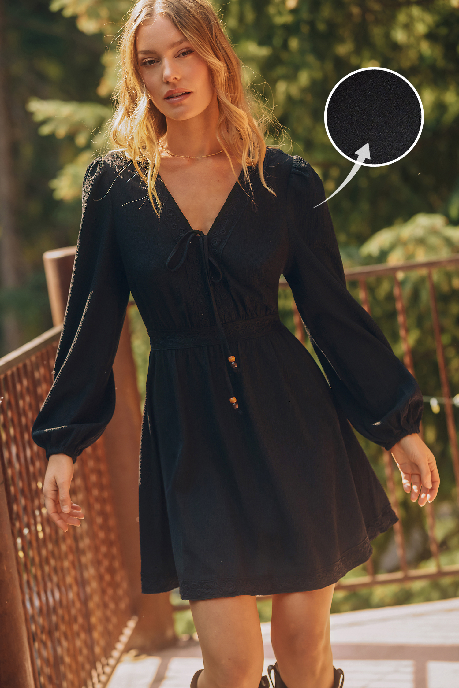 Dream Come True Black Mini Dress