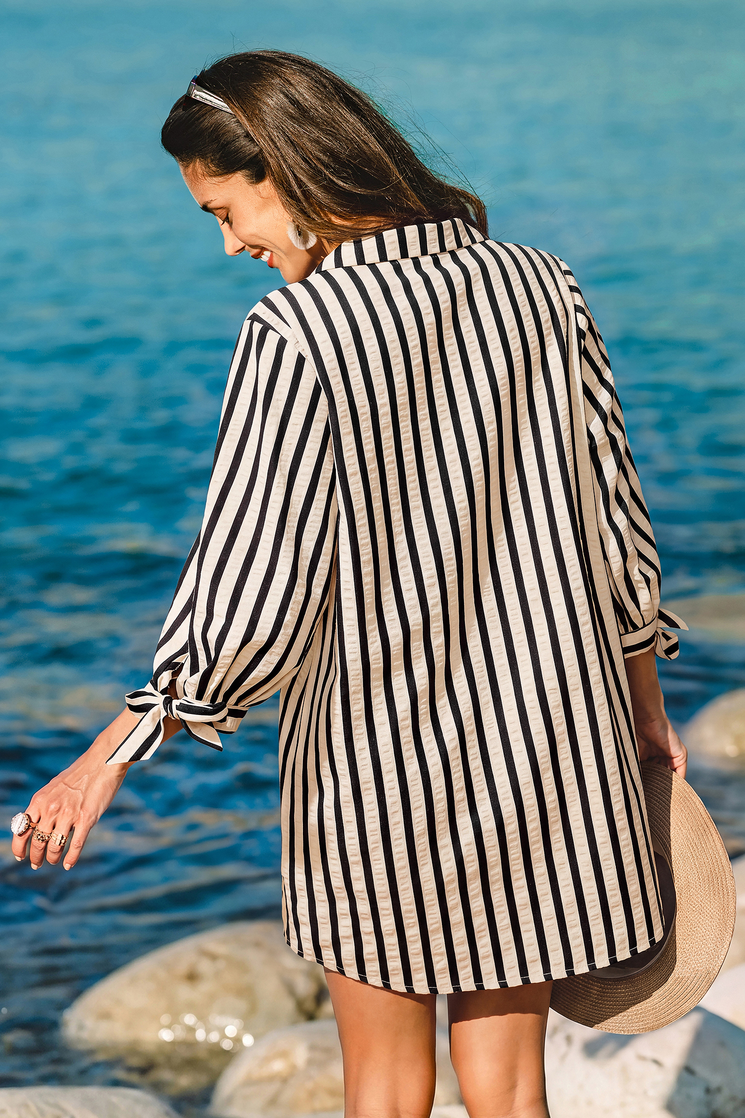Last Stop Cover-Up Mini Dress