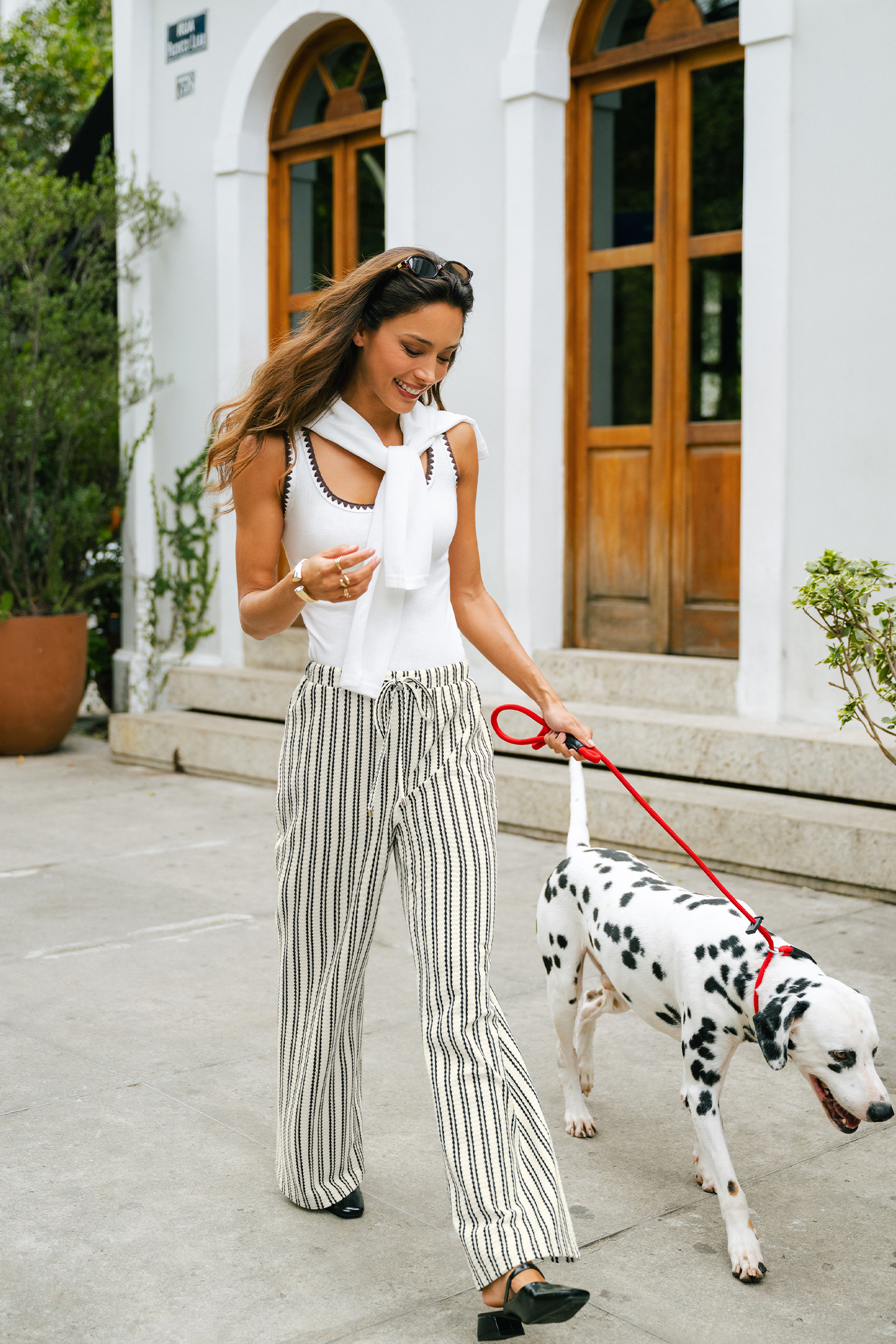 Once in a Blue Moon Striped Pants