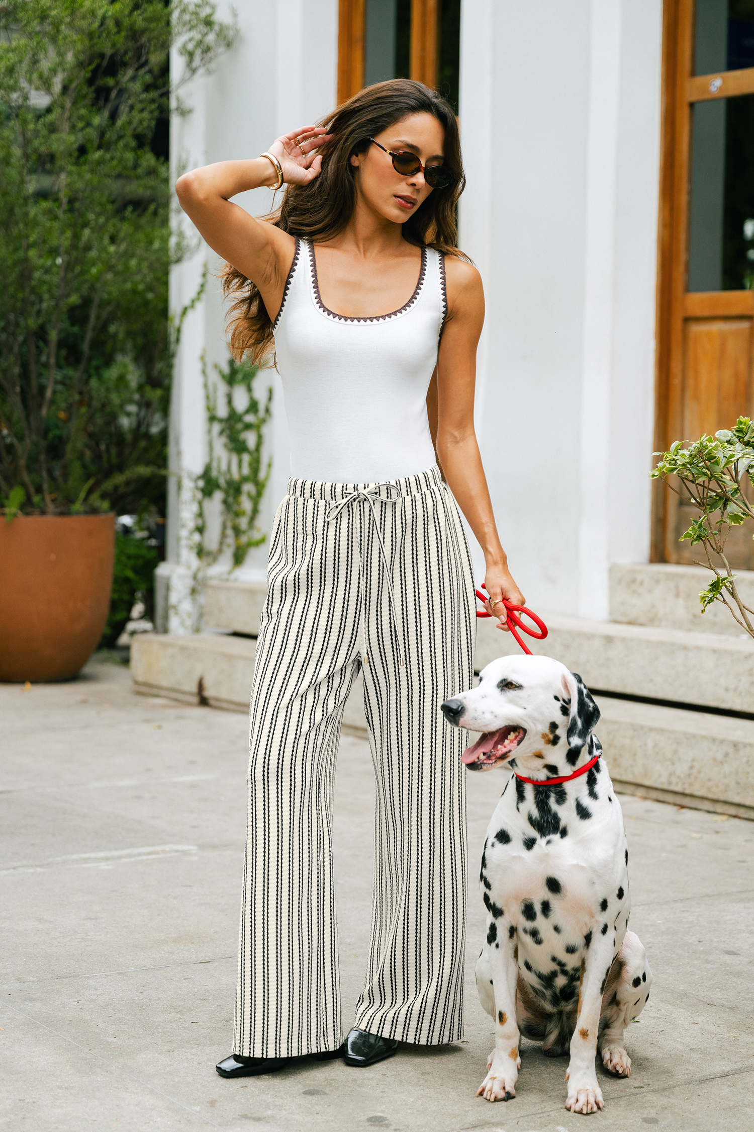 Once in a Blue Moon Striped Pants