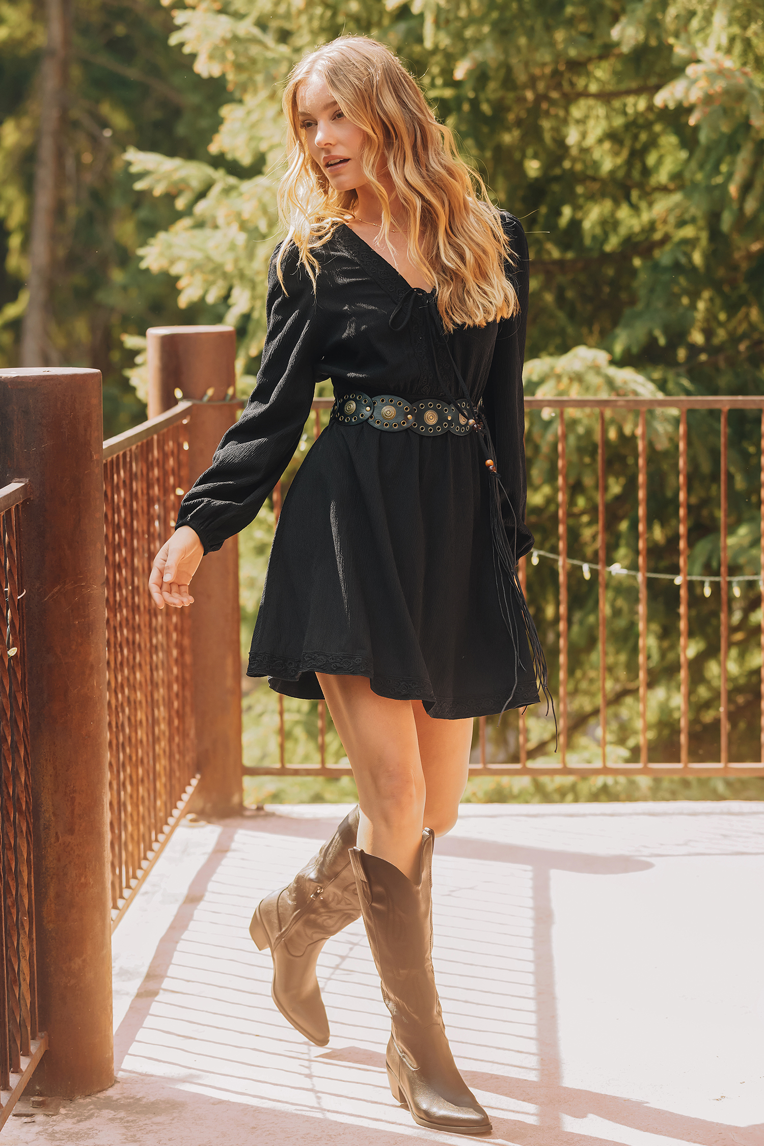 Dream Come True Black Mini Dress
