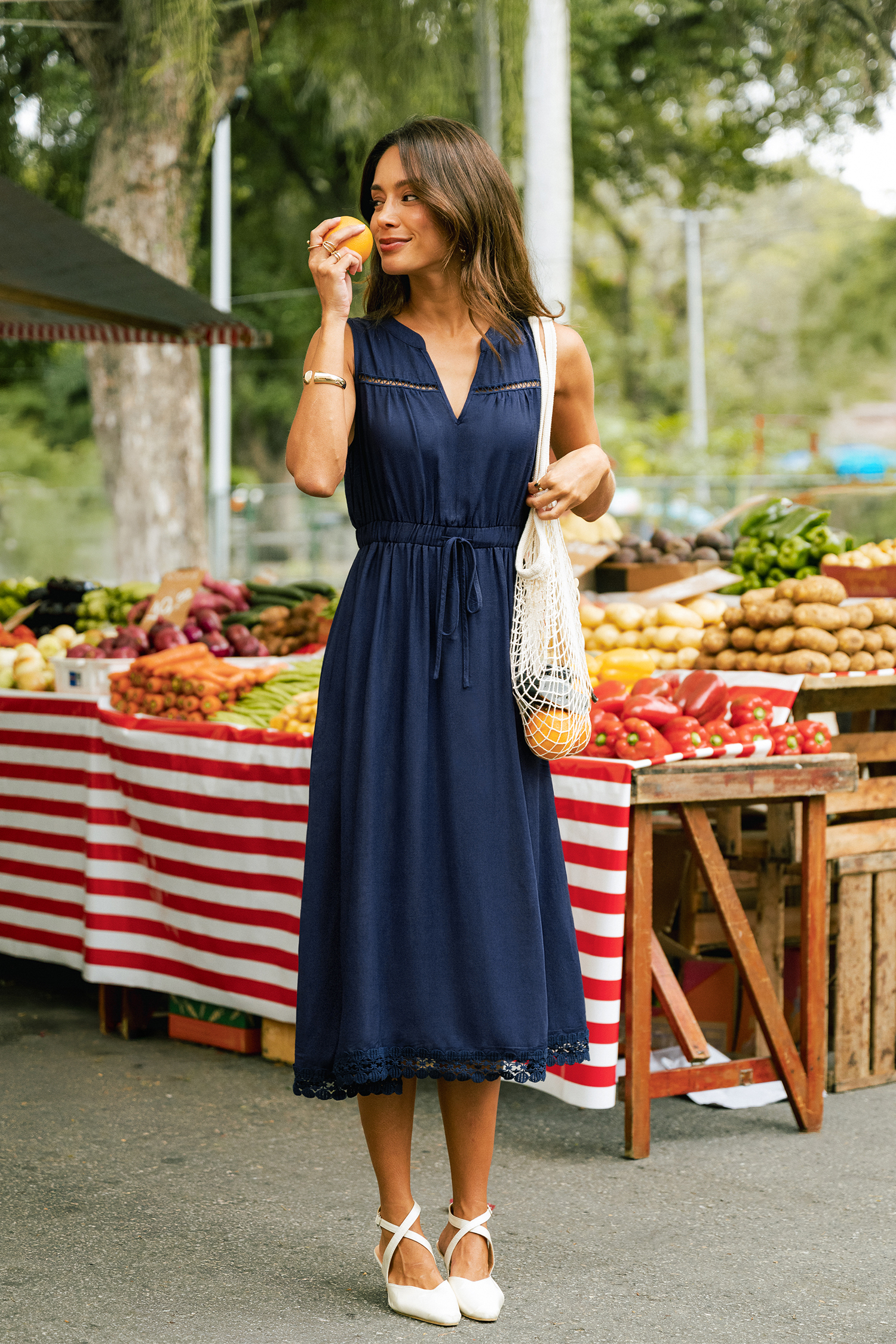 Day Dreamer Blue Midi Dress