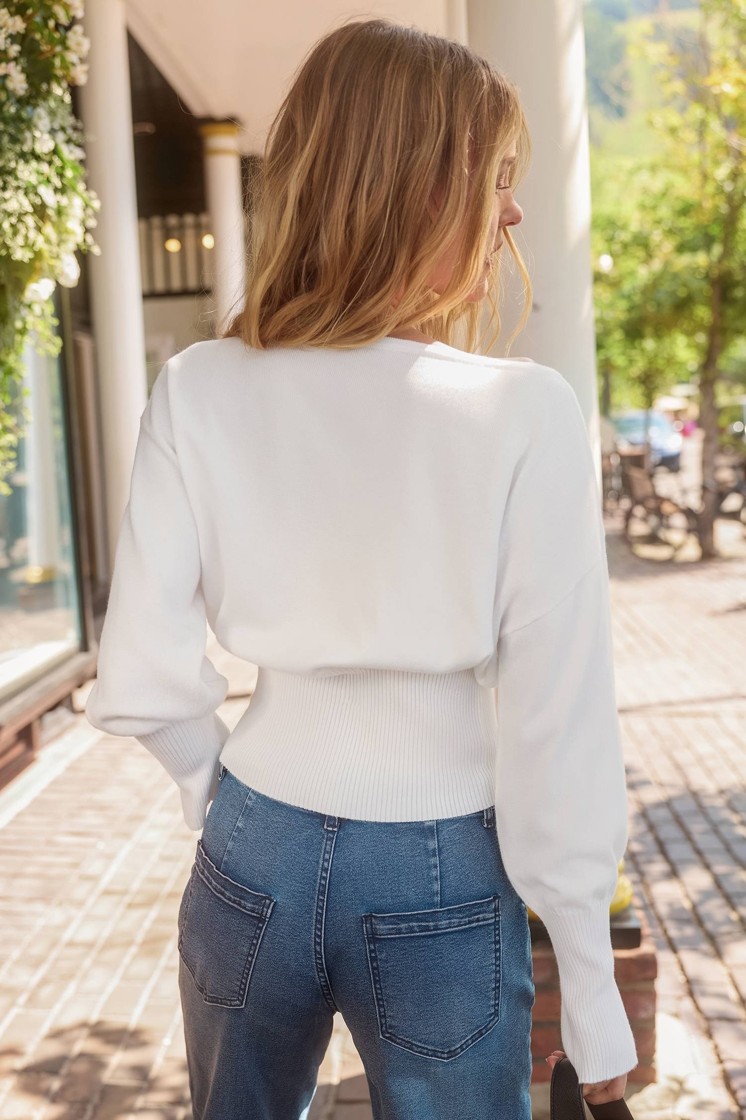 Simple Days White Sweater