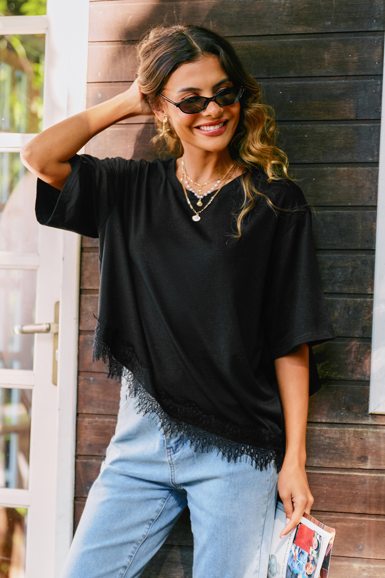 Iconic Black Tee