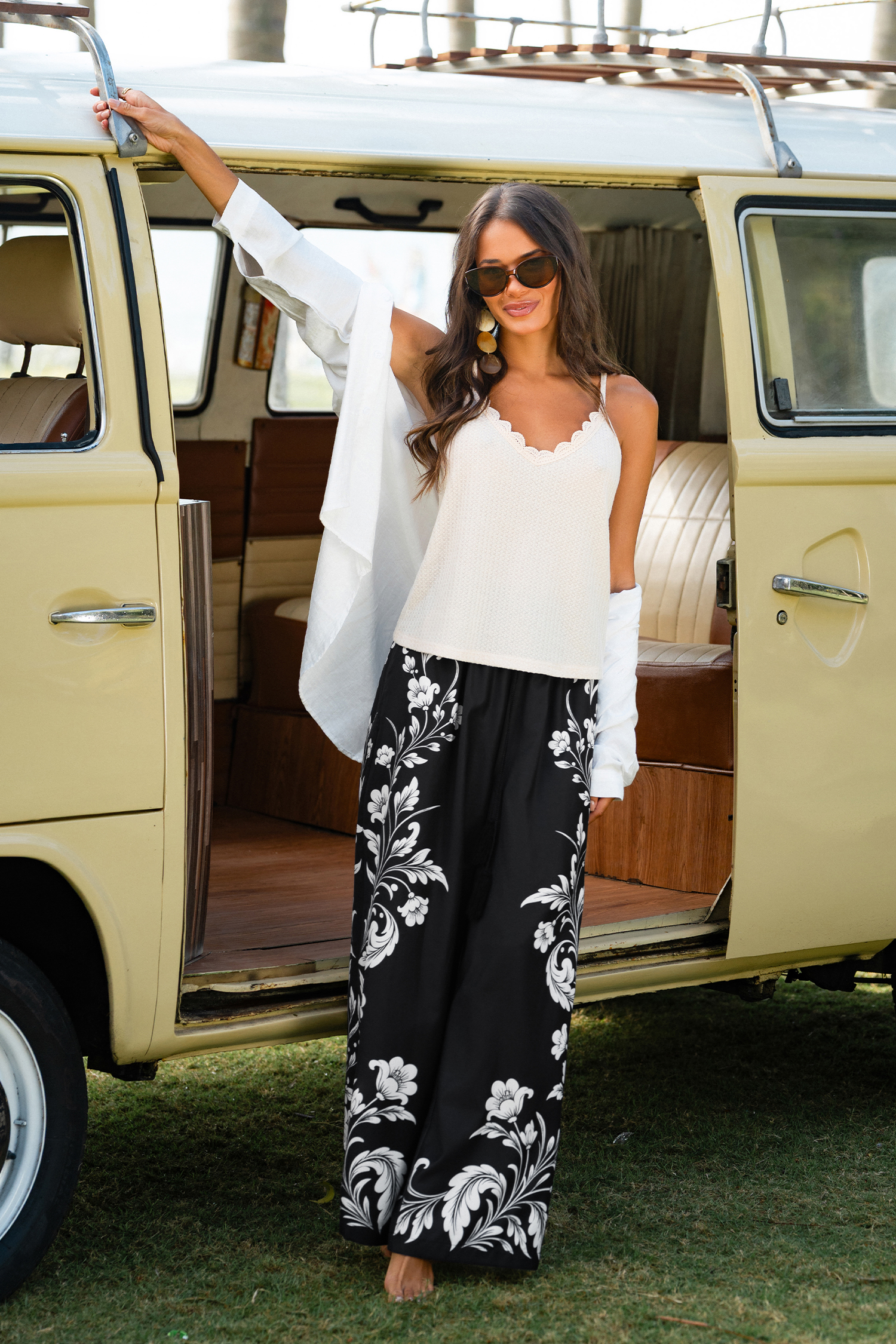 Open Book Floral Pants