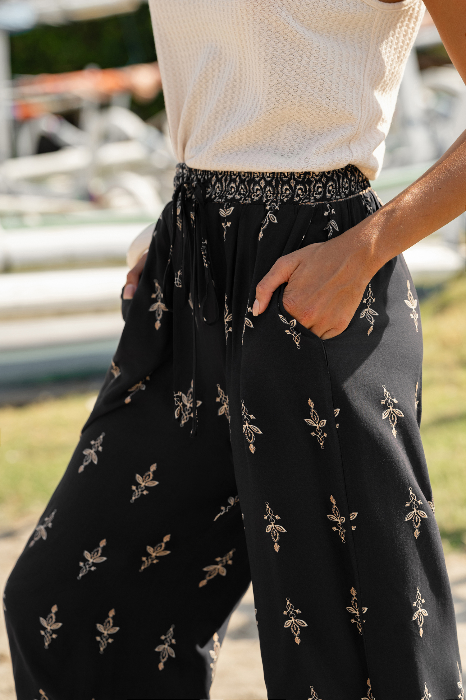 Lucky One Ornate Pants