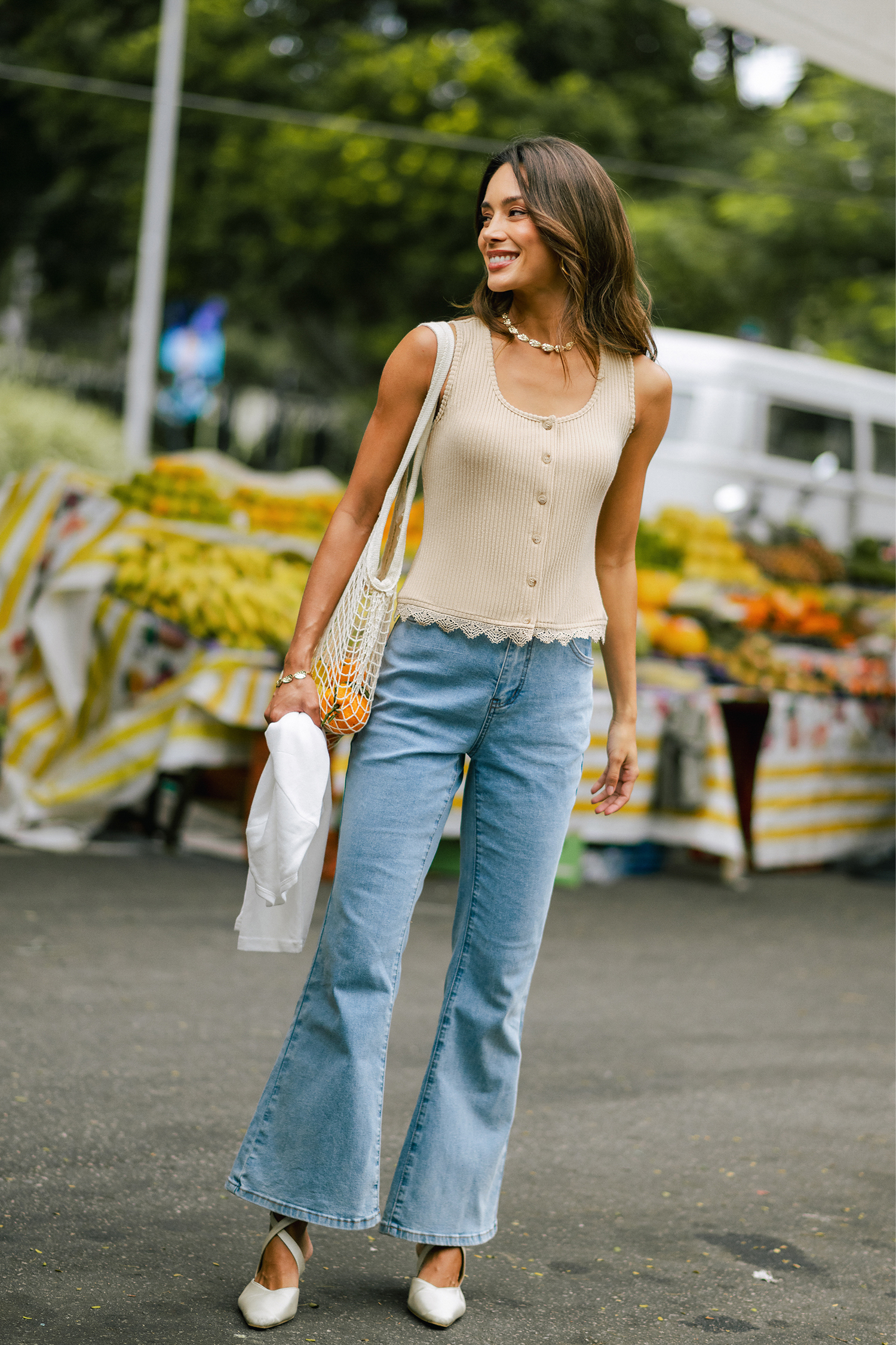 Secret Getaway Beige Top