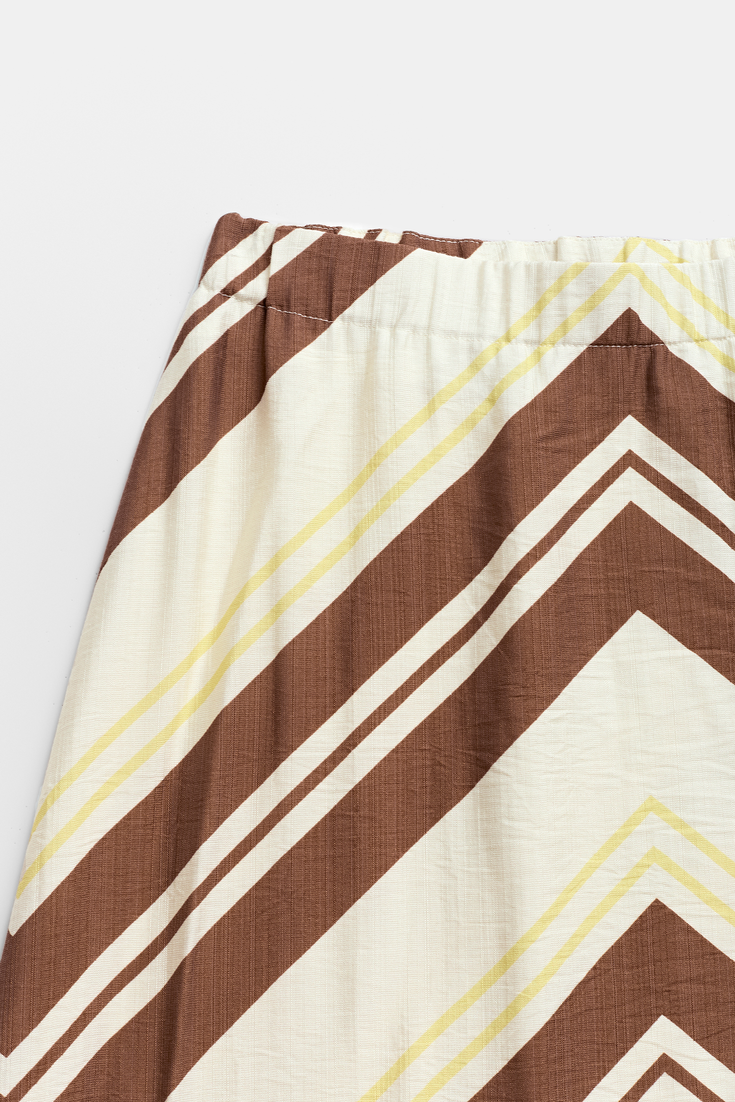 Gonna lunga a chevron per un weekend fuori porta