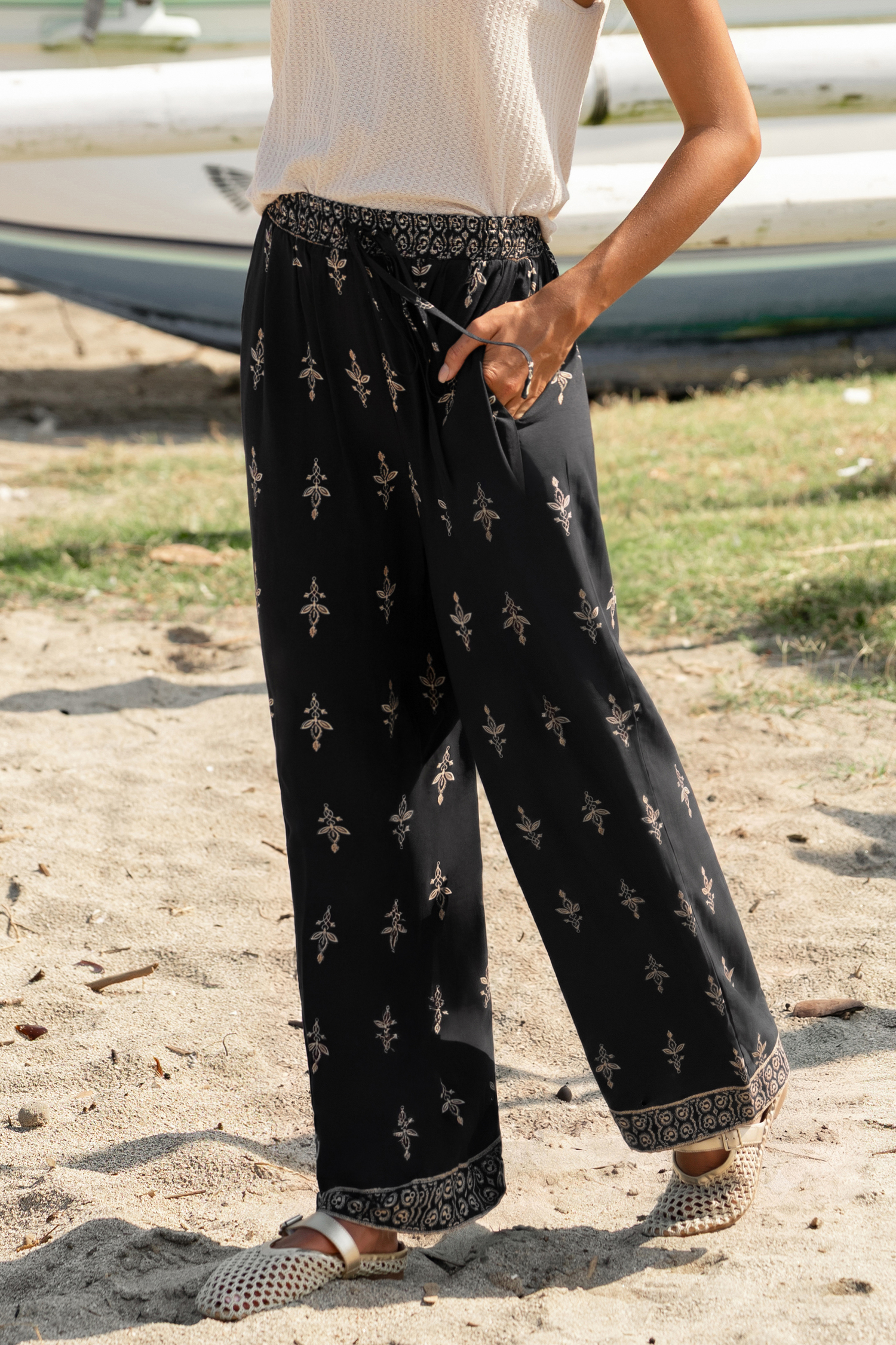 Lucky One Ornate Pants
