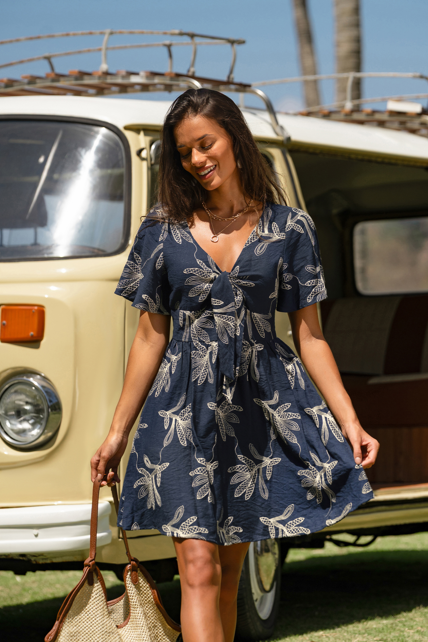 Monica Floral Mini Dress