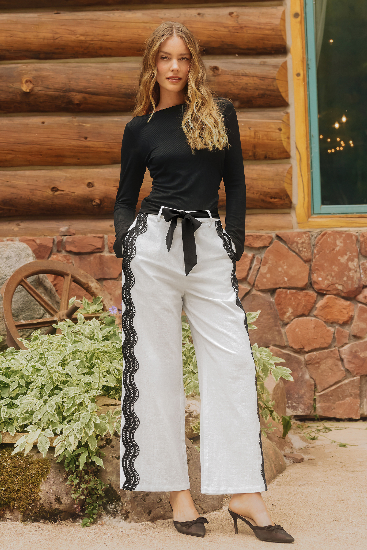 Avevo bisogno di questi pantaloni bicolore