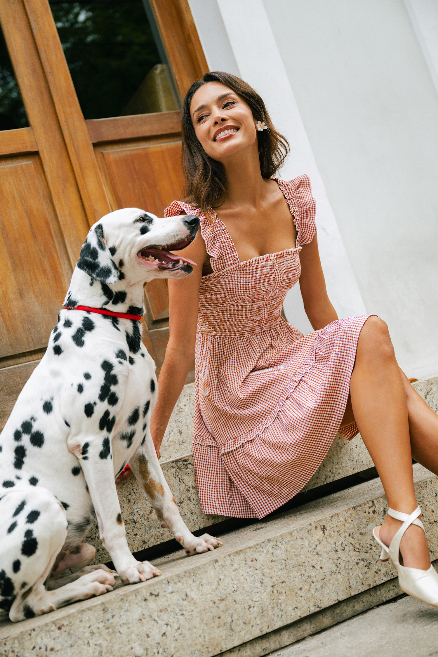 Day Out Gingham Mini Dress