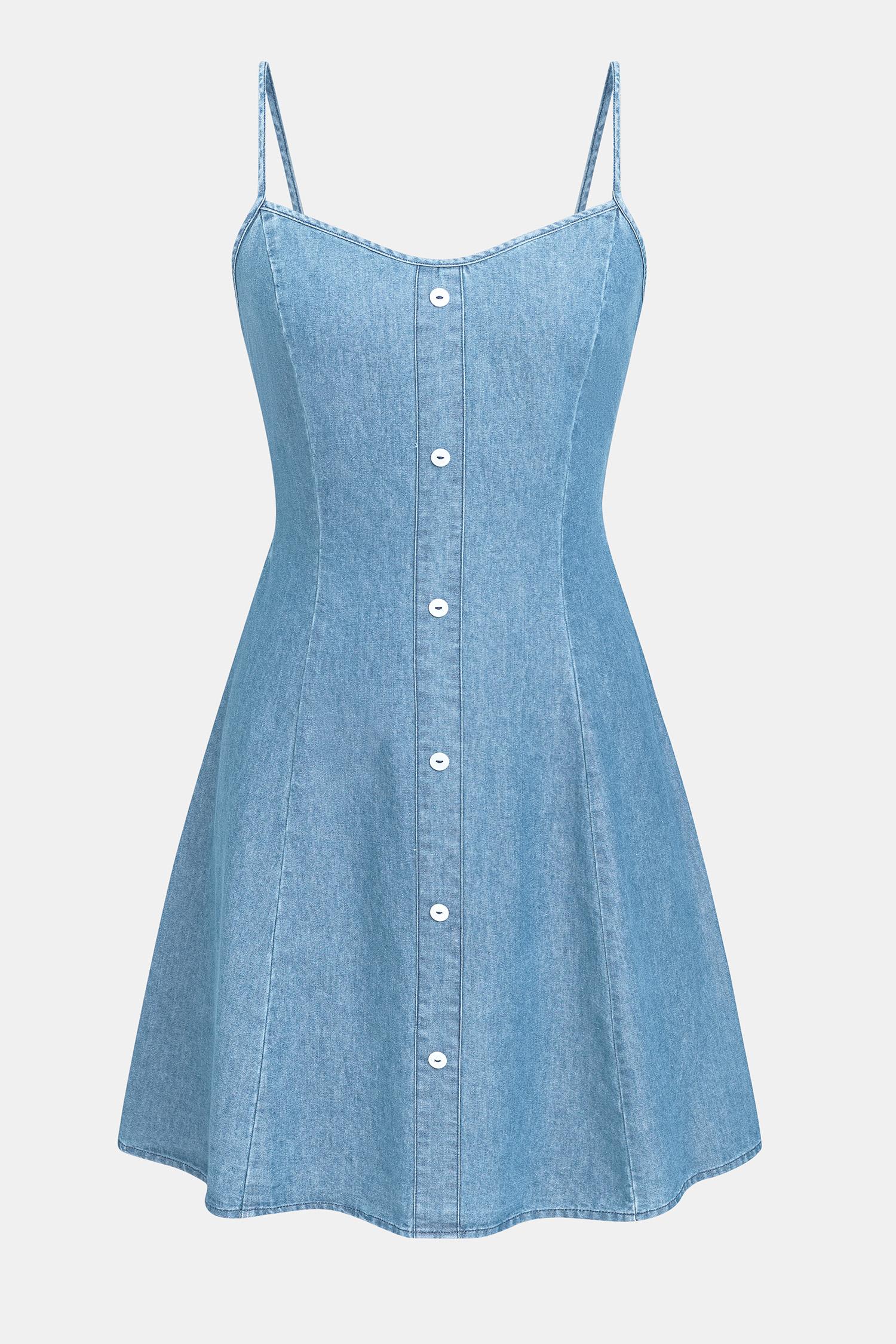 Morning Tide Denim Mini Dress