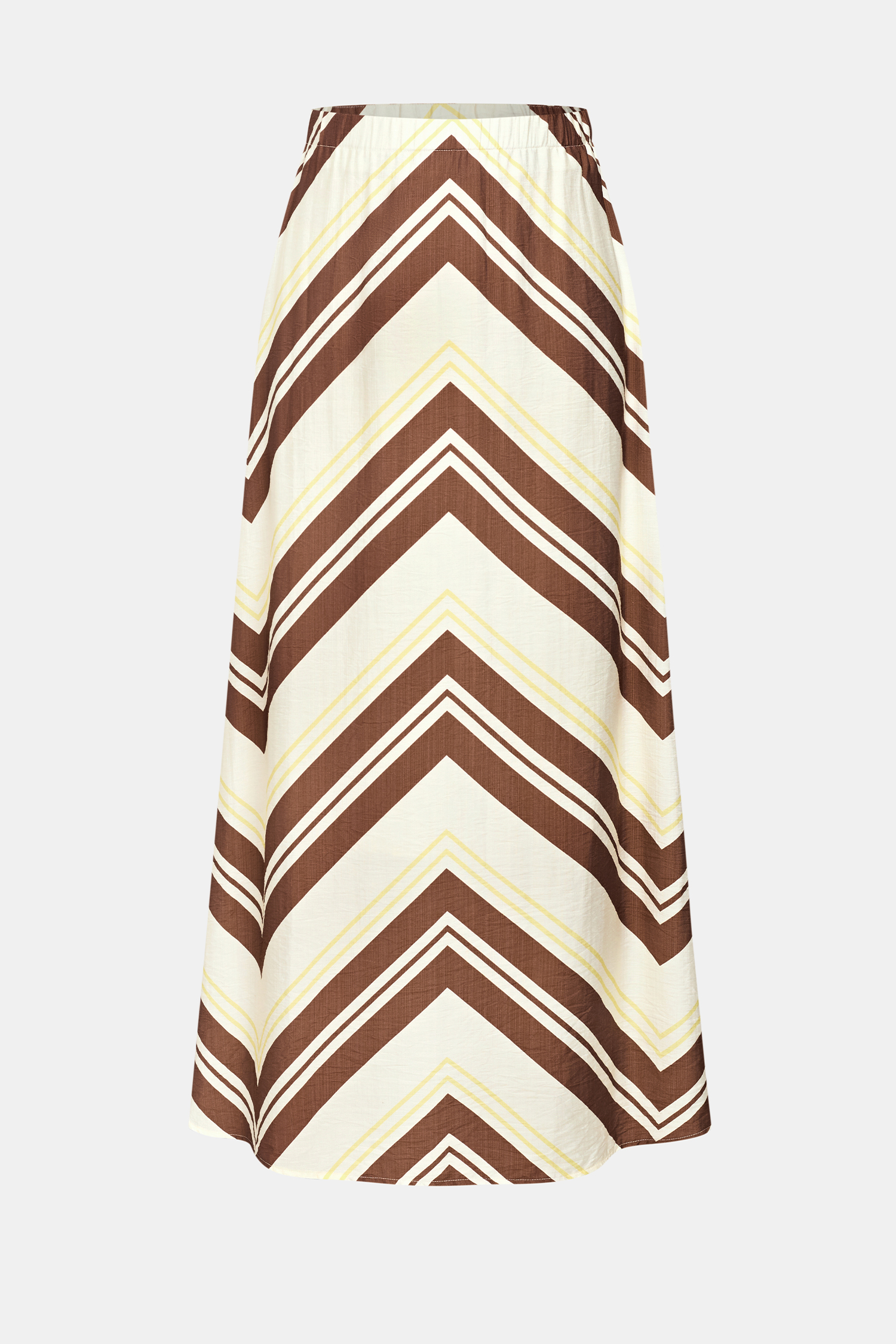 Gonna lunga a chevron per un weekend fuori porta
