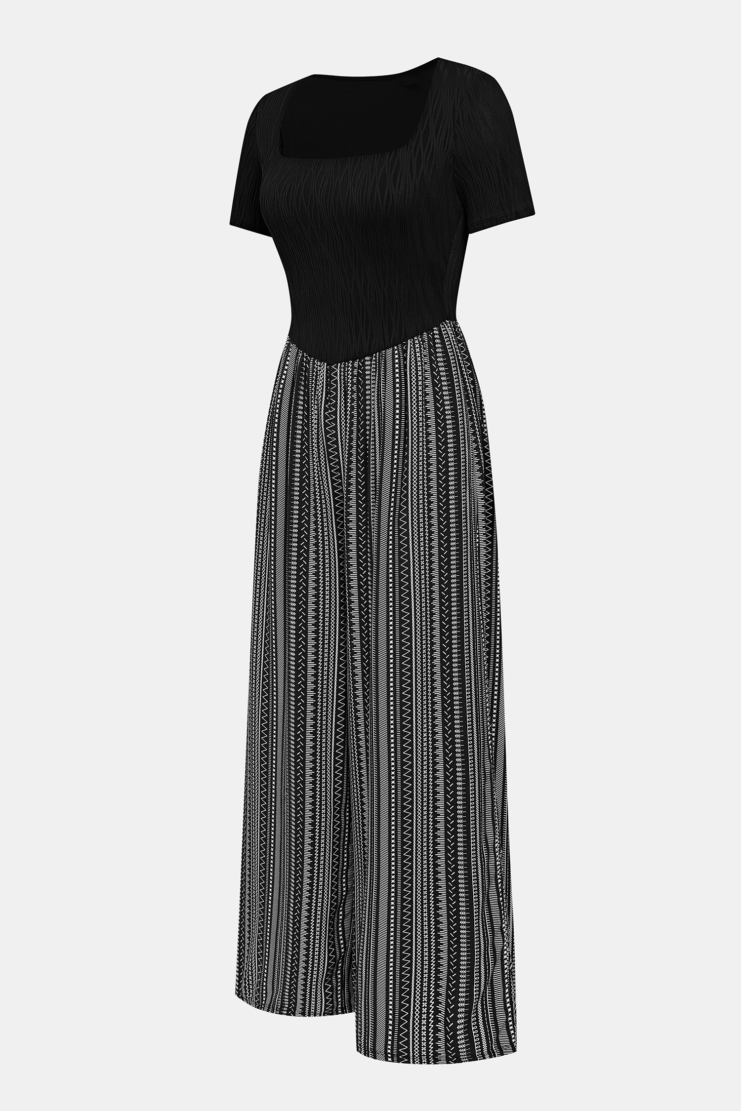 In the Cards Striped Shapewear Jumpsuit