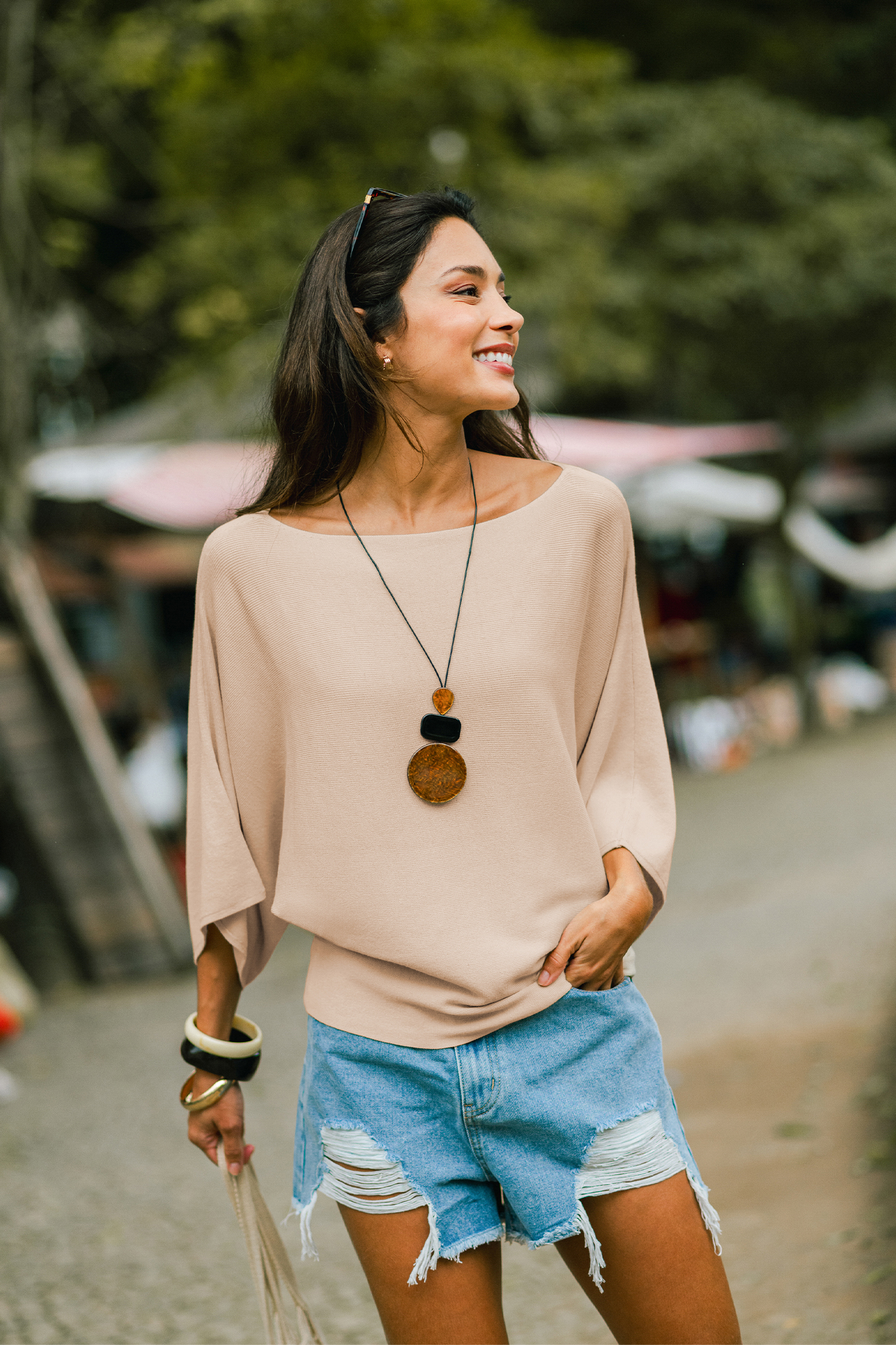 Catch You Later Camel Sweater