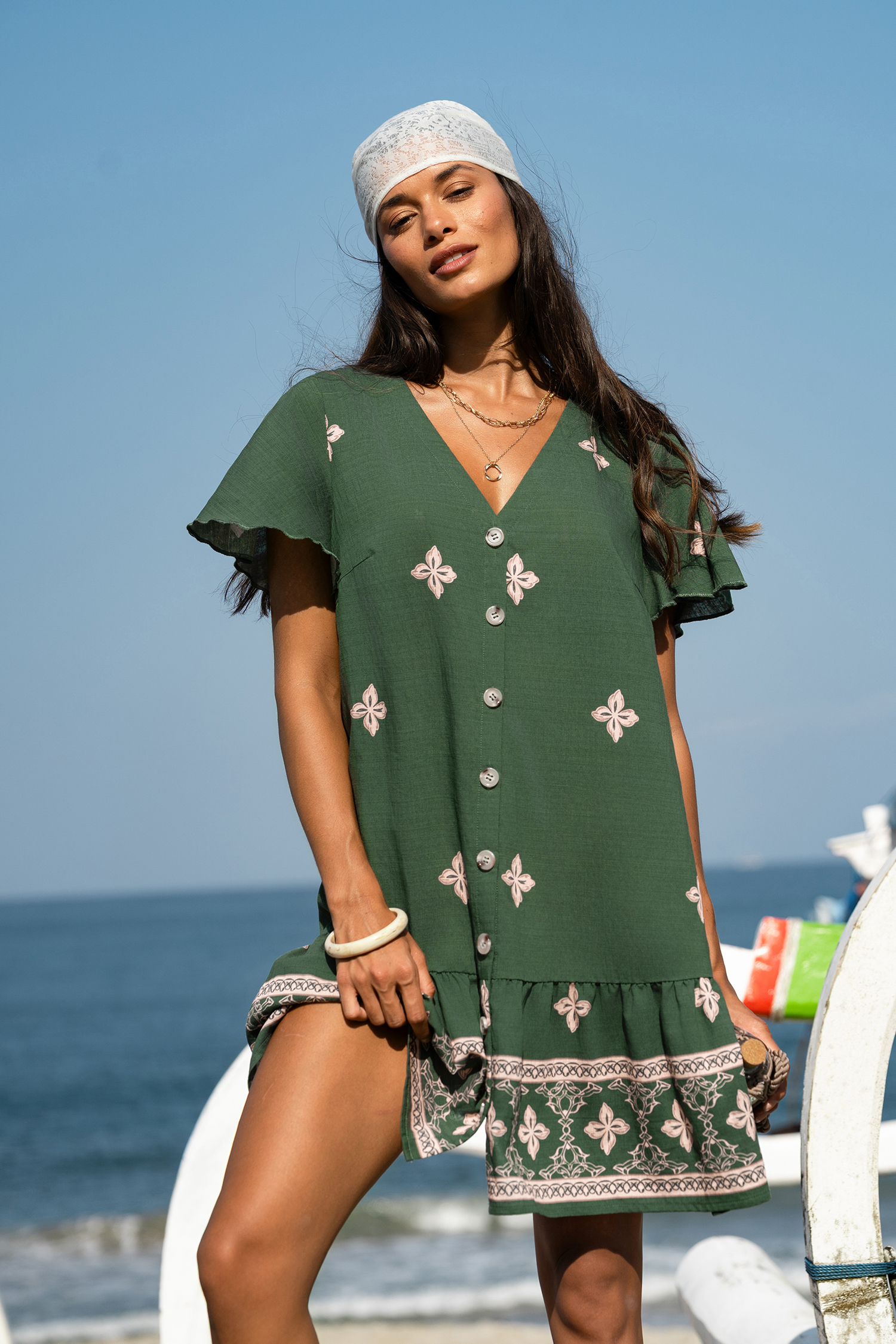 Sparks Fly Floral Mini Dress