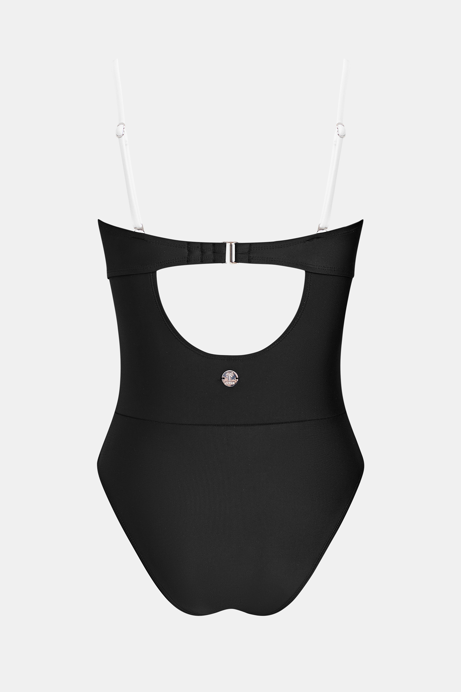 Silver Screen Black One-Piece Swimsuit