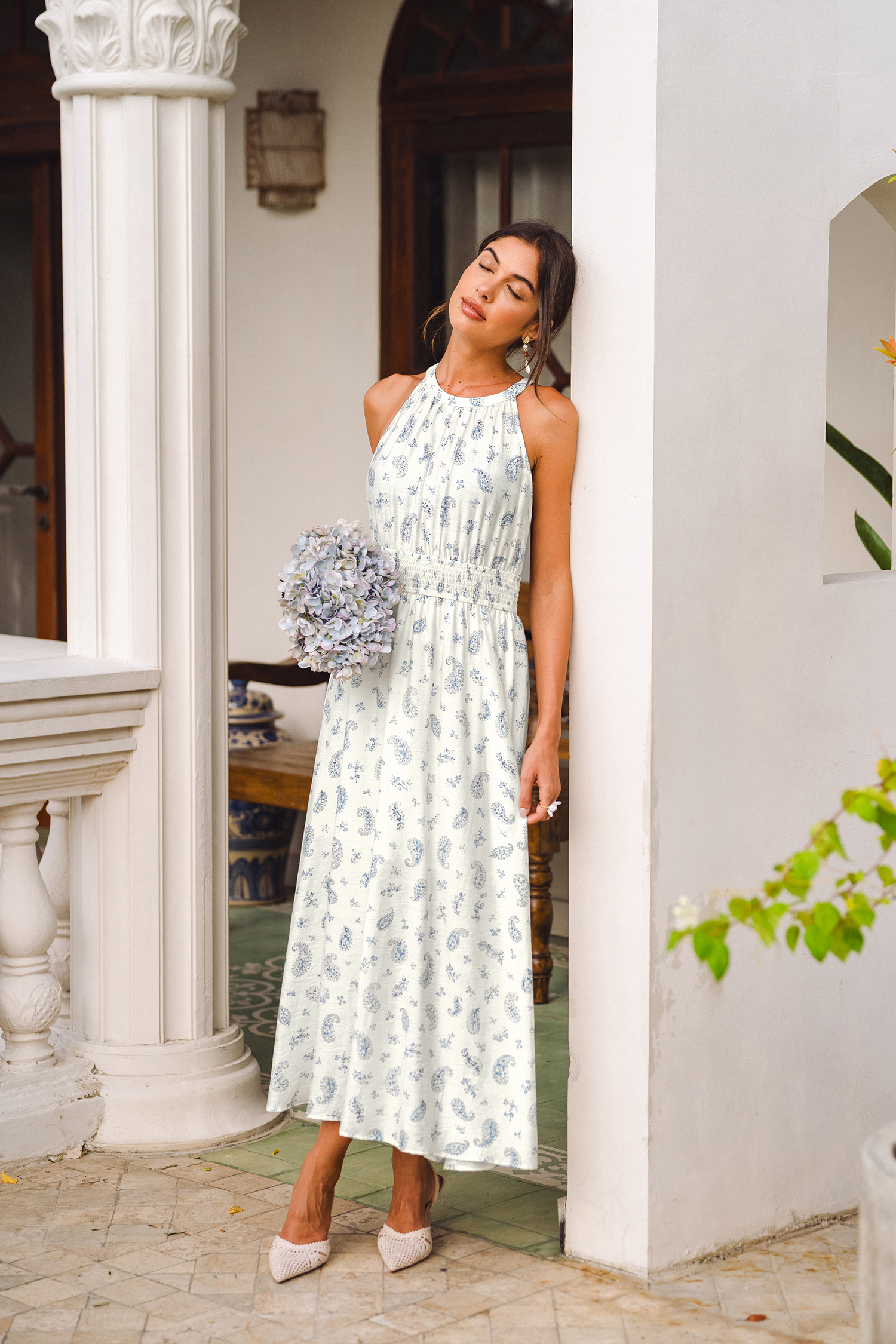 By Invitation Paisley Maxi Dress