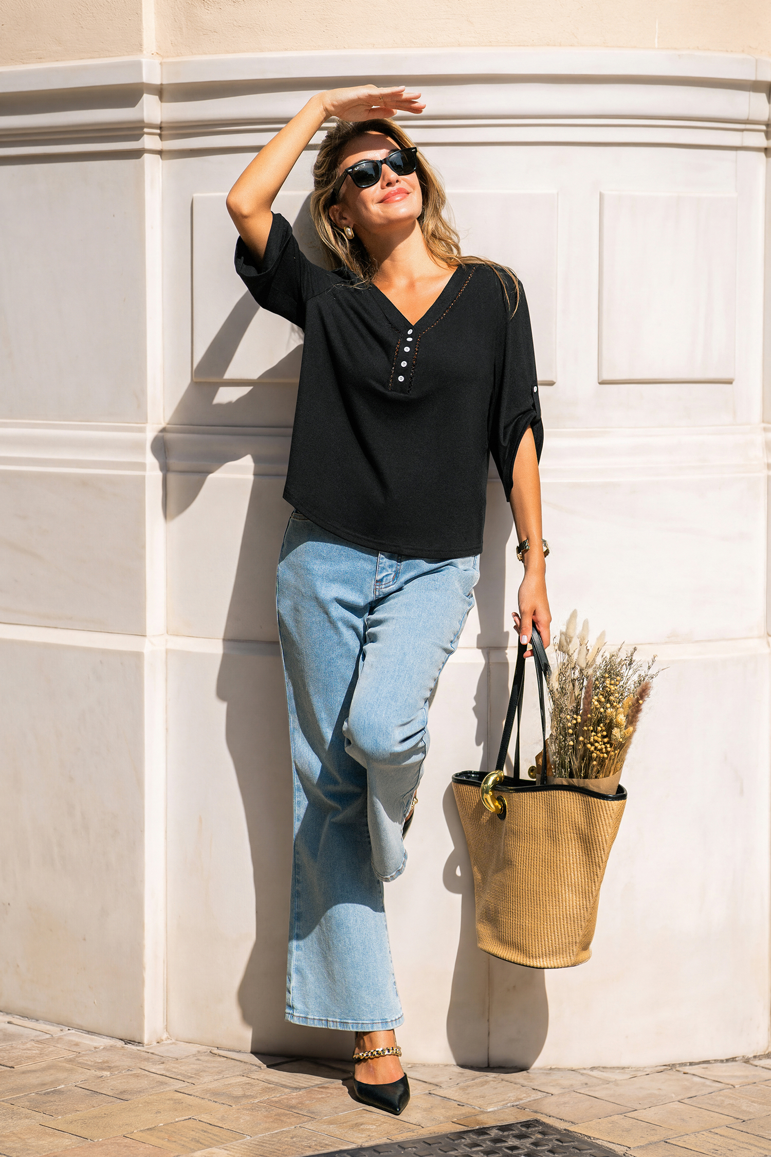 Cool Enough Black Top