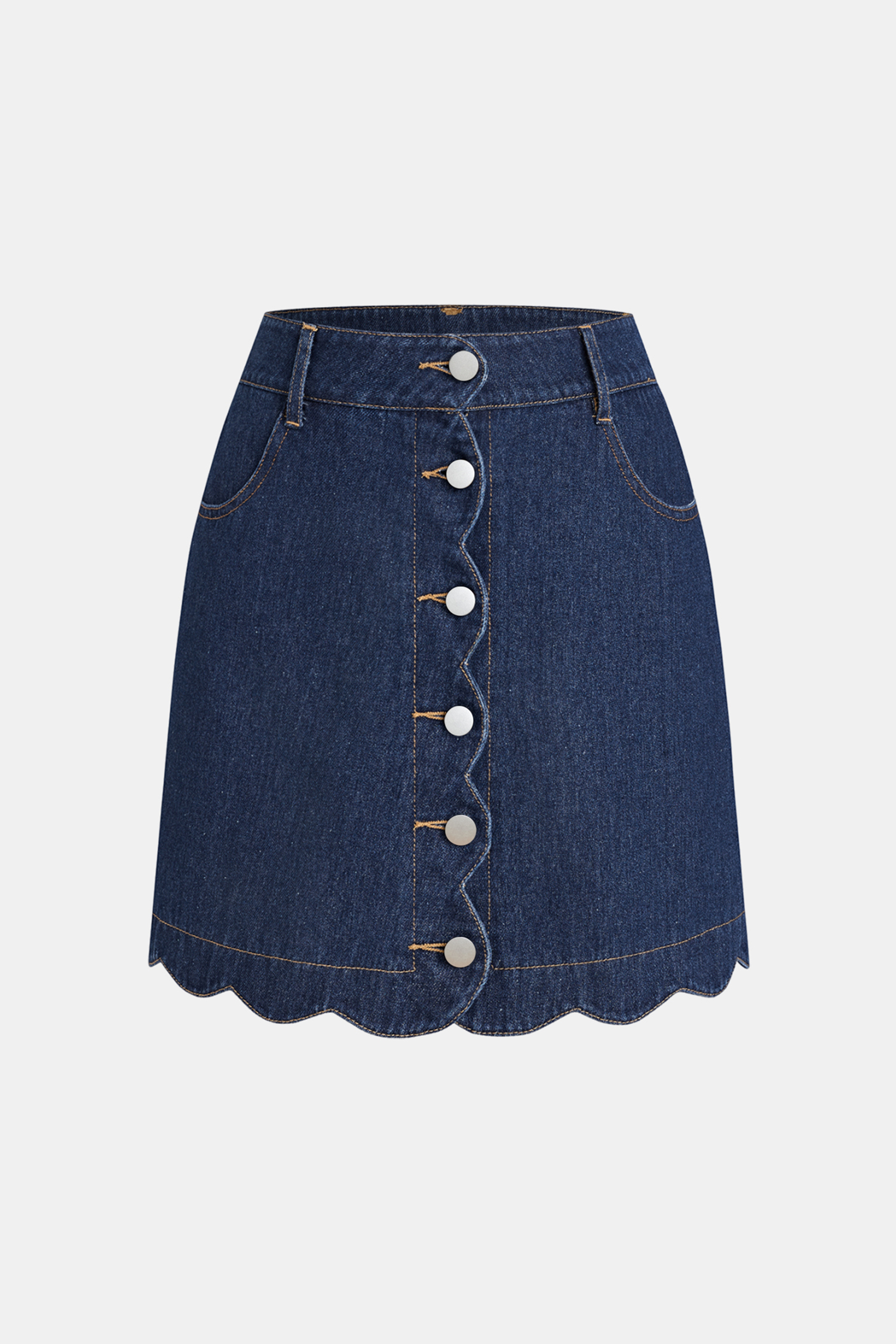 August Sky Denim Mini Skirt