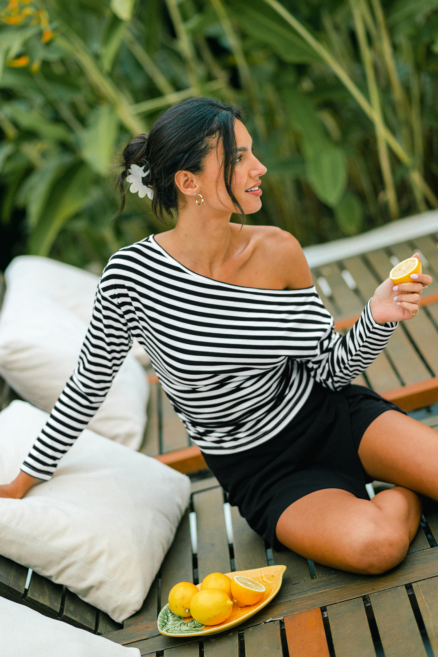 One Thing Led to Another Striped Top