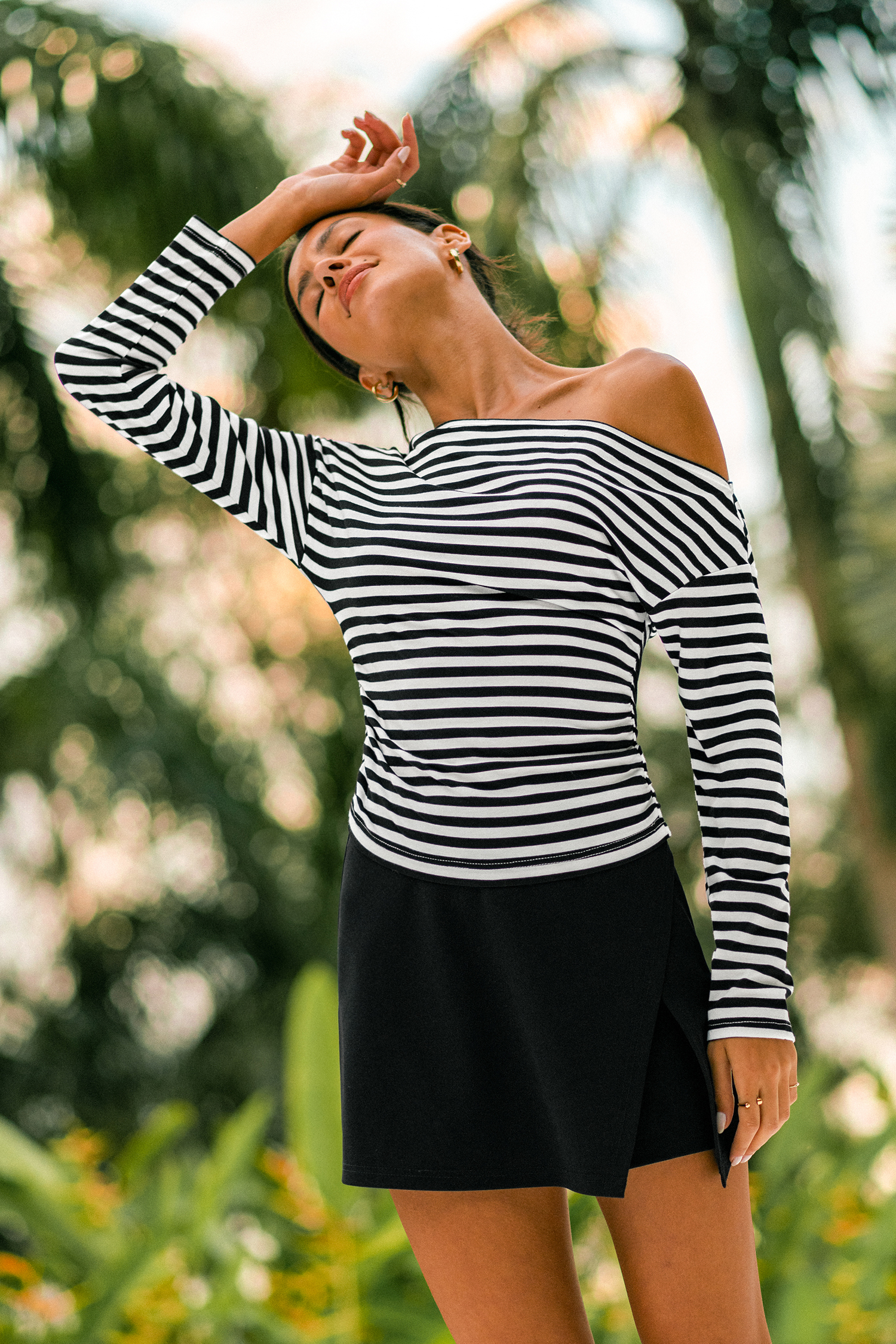 One Thing Led to Another Striped Top