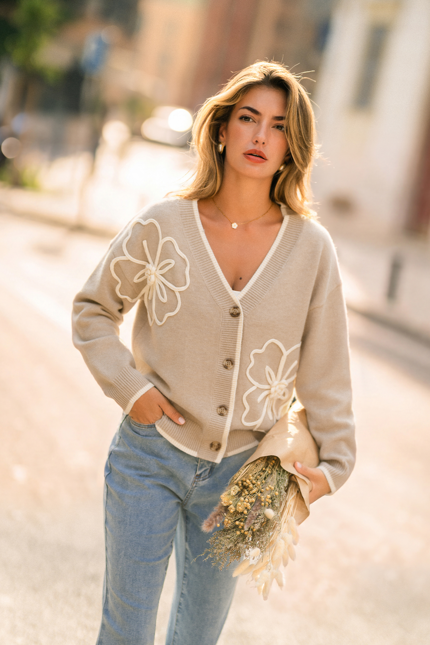 Sunday Drive Floral Cardigan
