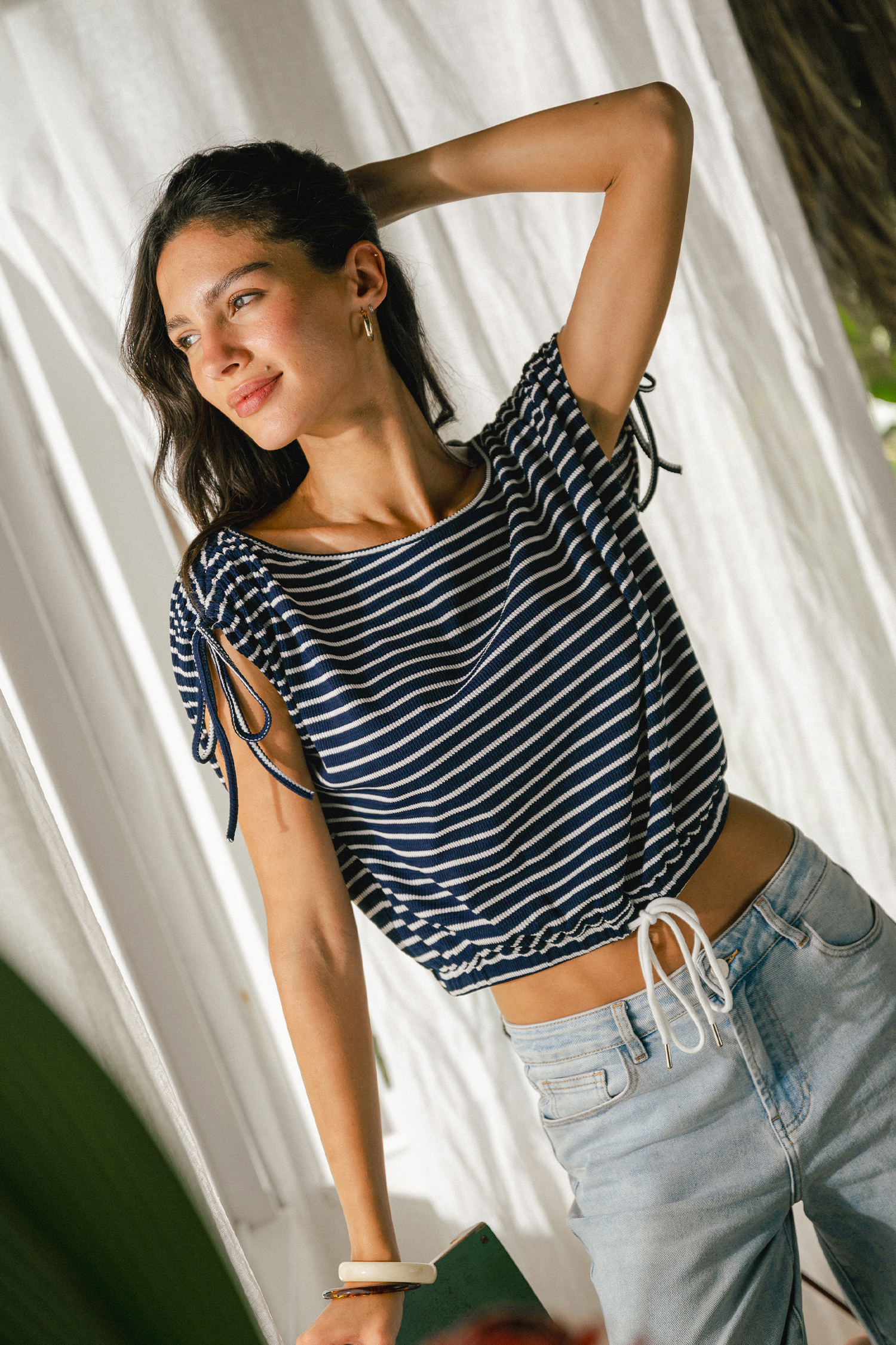 In the Know Striped Top