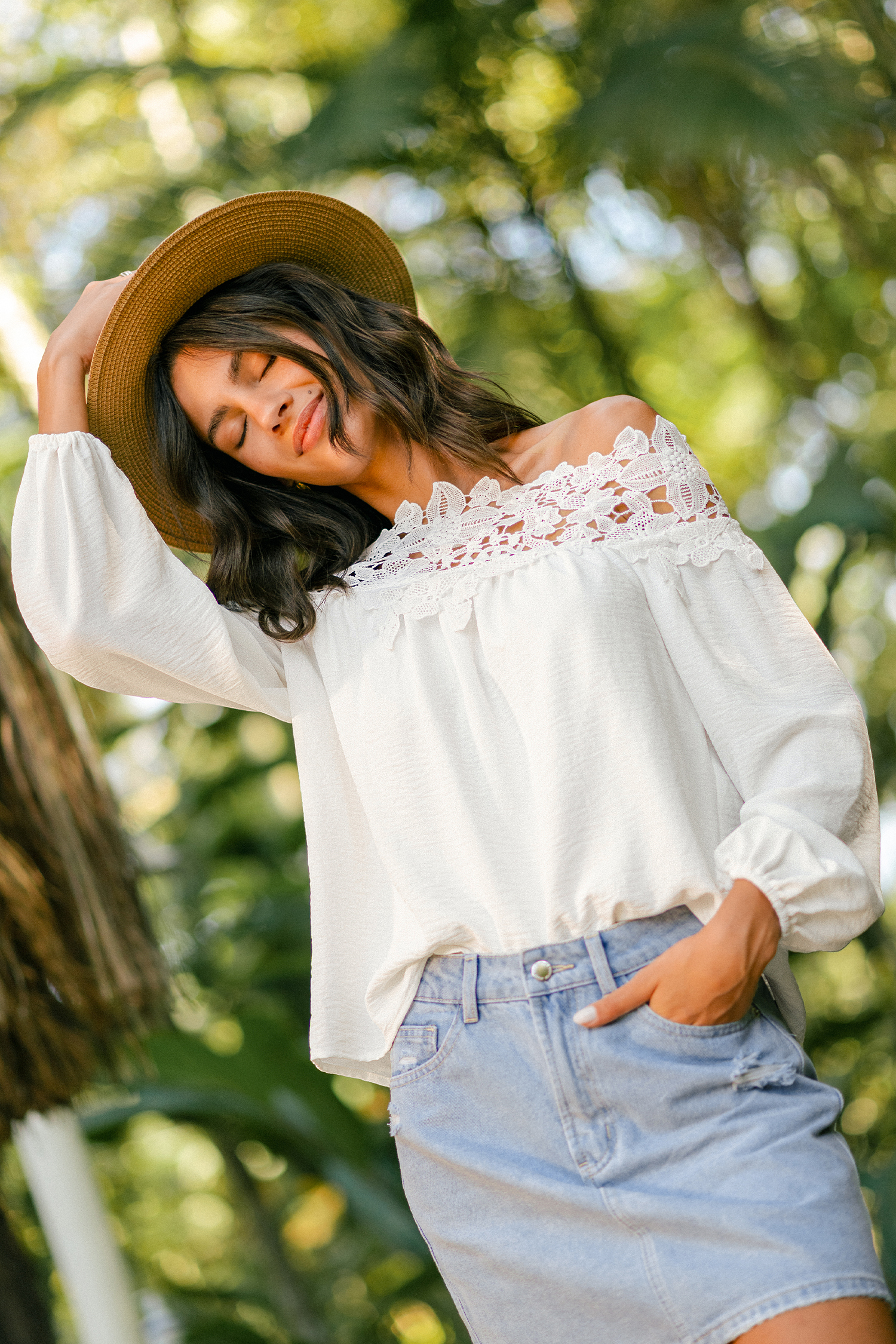 Honey Rose White Top