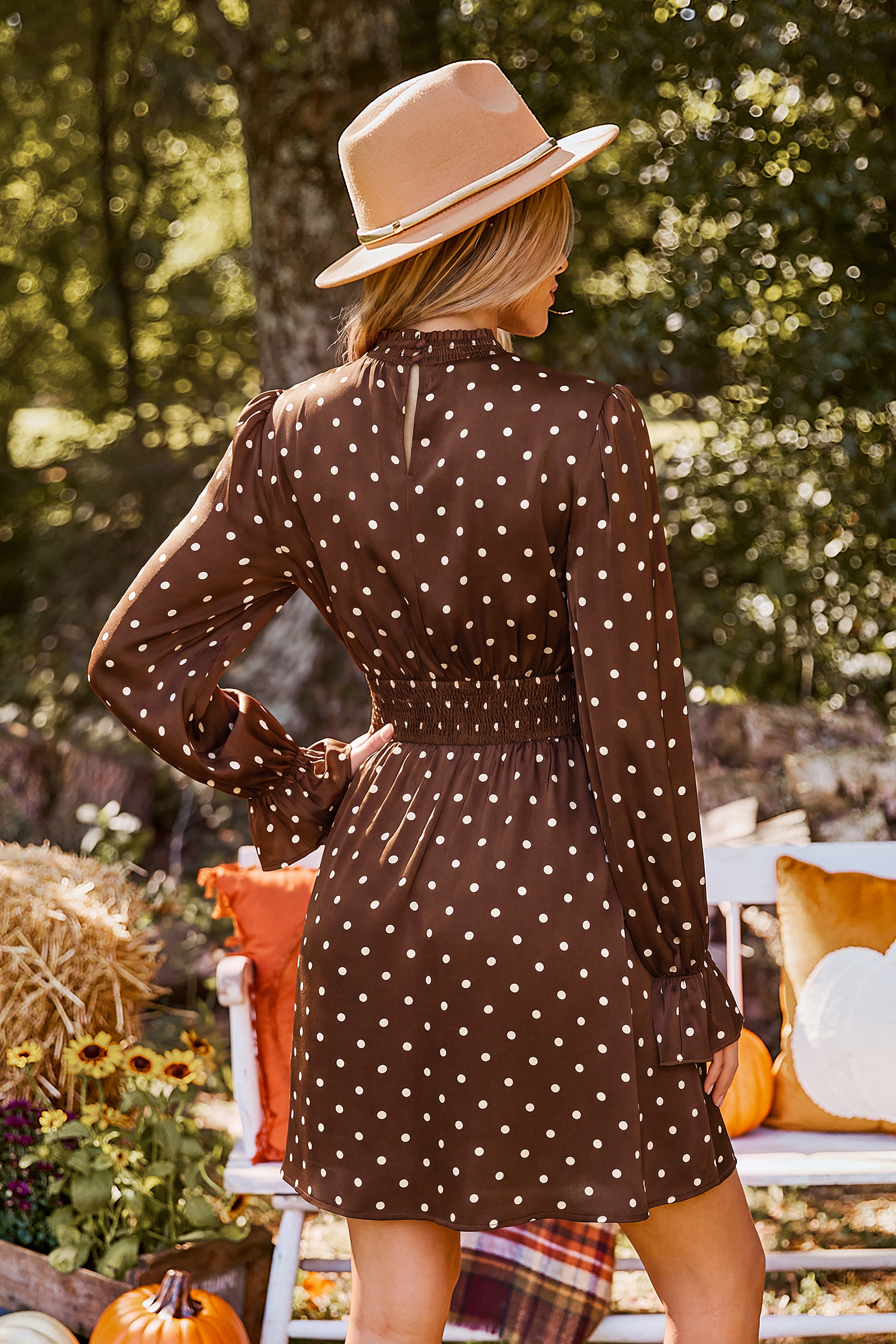 By the Book Polka Dot Mini Dress