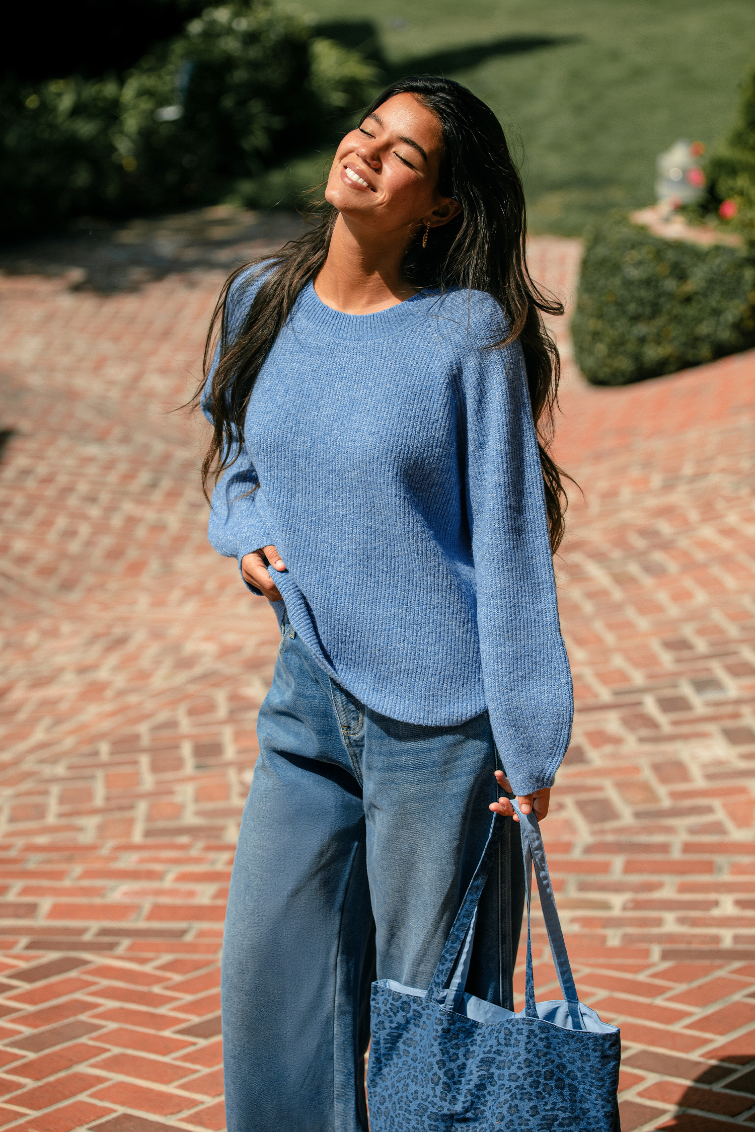 Cloudy Day Blue Sweater