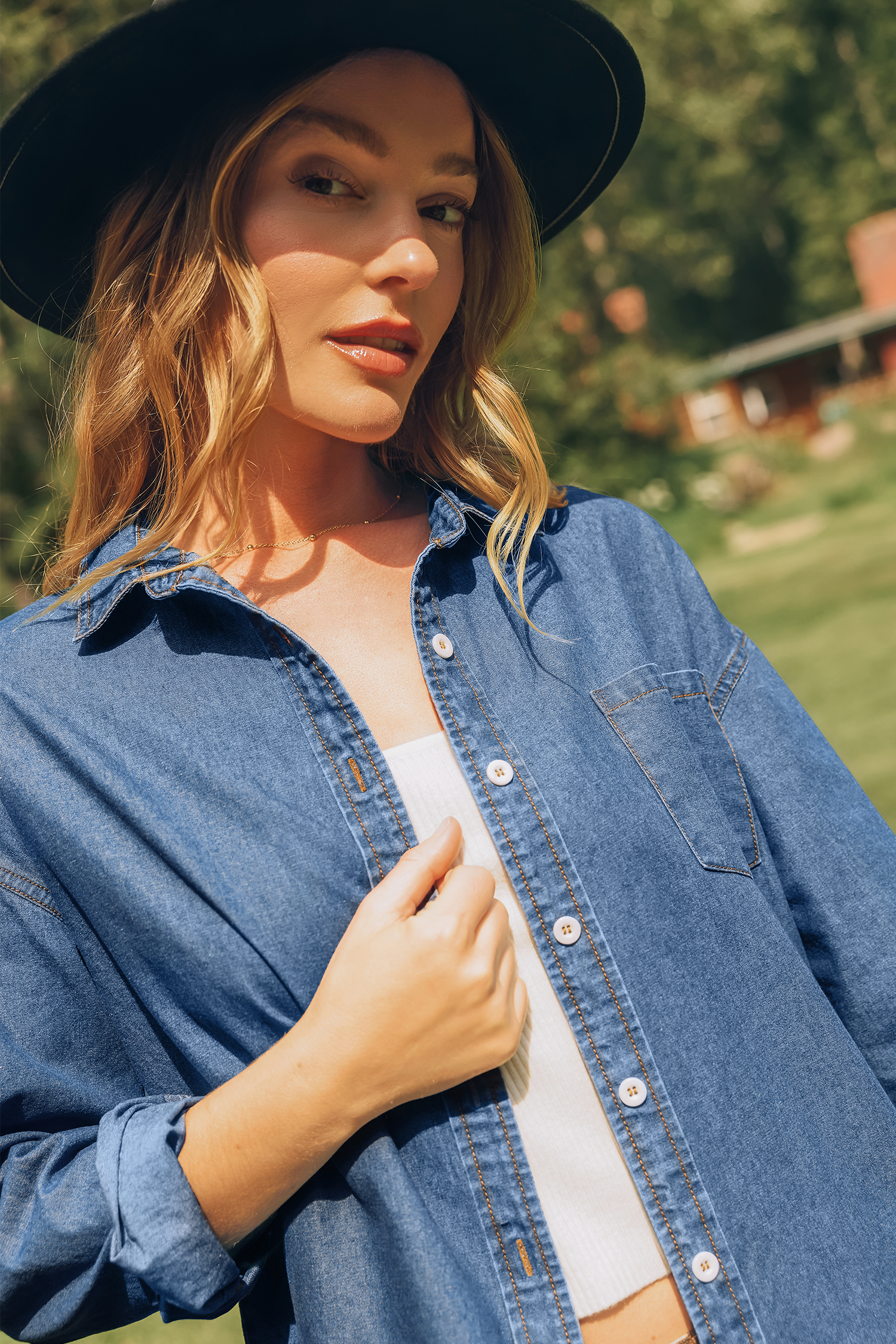 Camicia di jeans casual